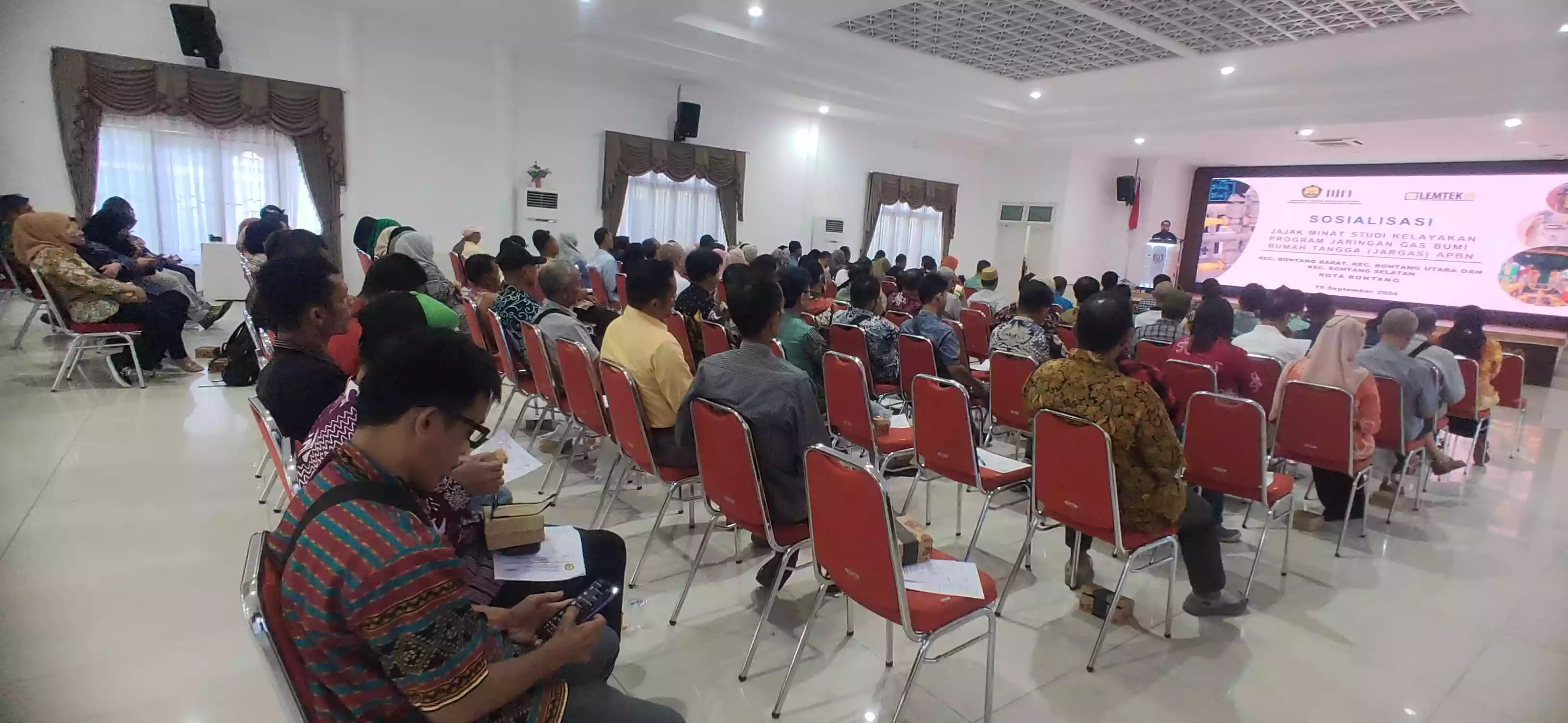 Kementerian ESDM Gelar Sosialisasi Jargas di Bontang, Jajak Pendapat Apakah Bontang Layak atau Tidak