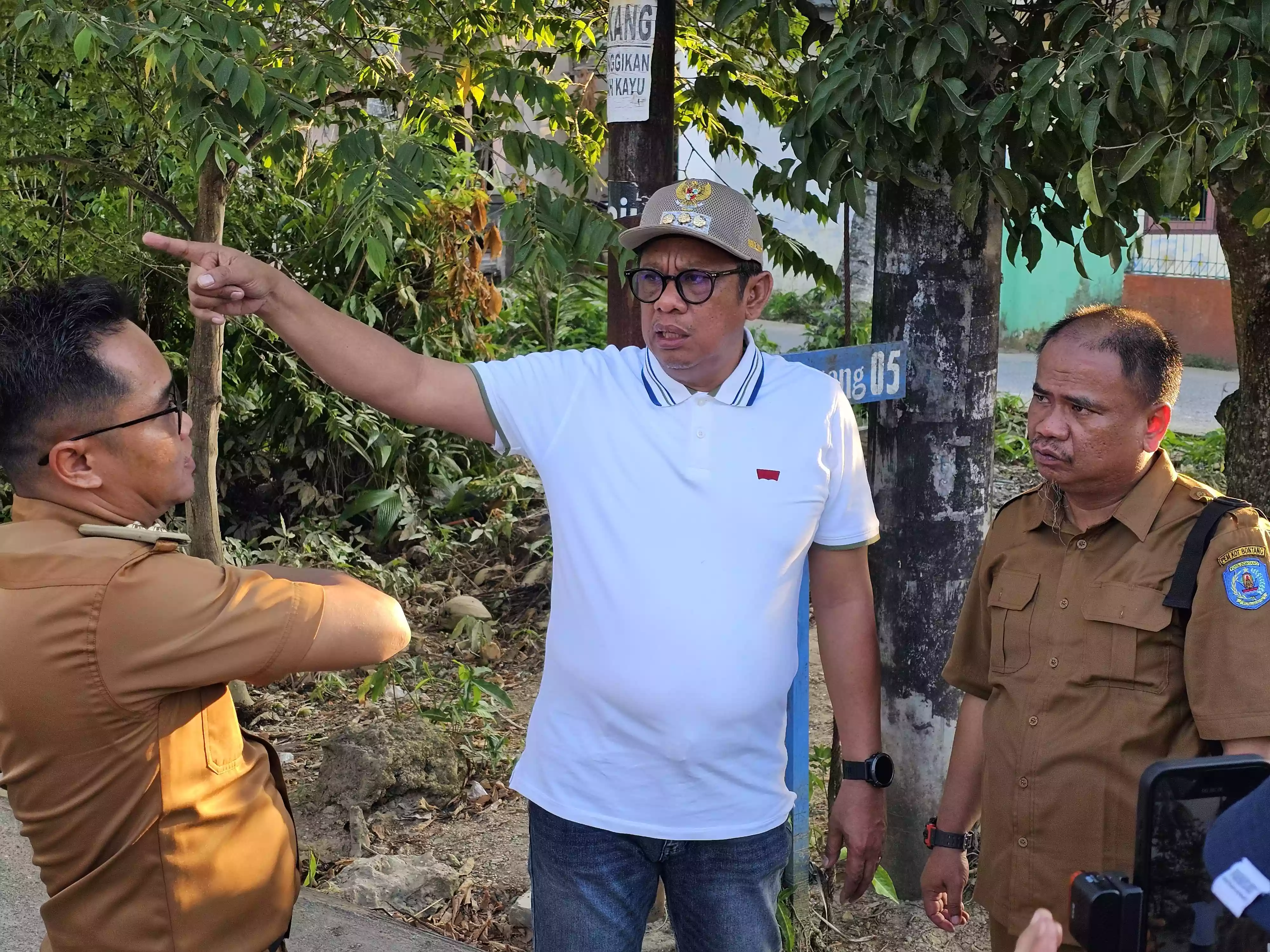 Basri Rase Tinjau Lokasi Rawan Banjir di Guntung, Siap Beri Solusi Jangka Panjang