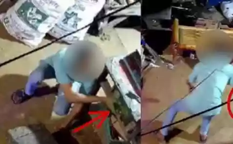 Aksi Pencurian HP di Pasar Rawa Indah Terekam CCTV, Polsek Bontang Selatan Selidiki Kasus