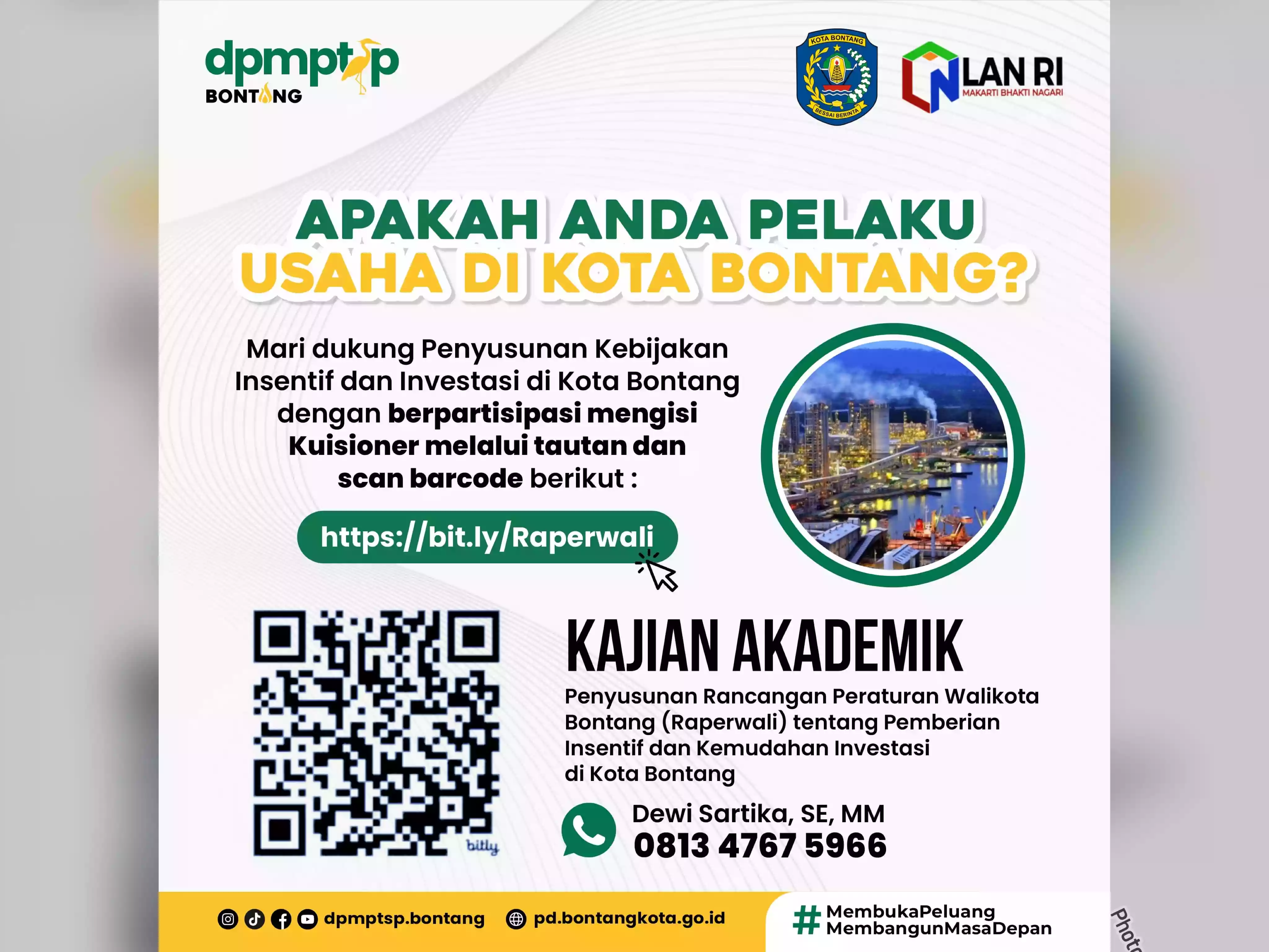 DPMPTSP Bontang Fokus Permudah Perizinan dan Tingkatkan Iklim Investasi