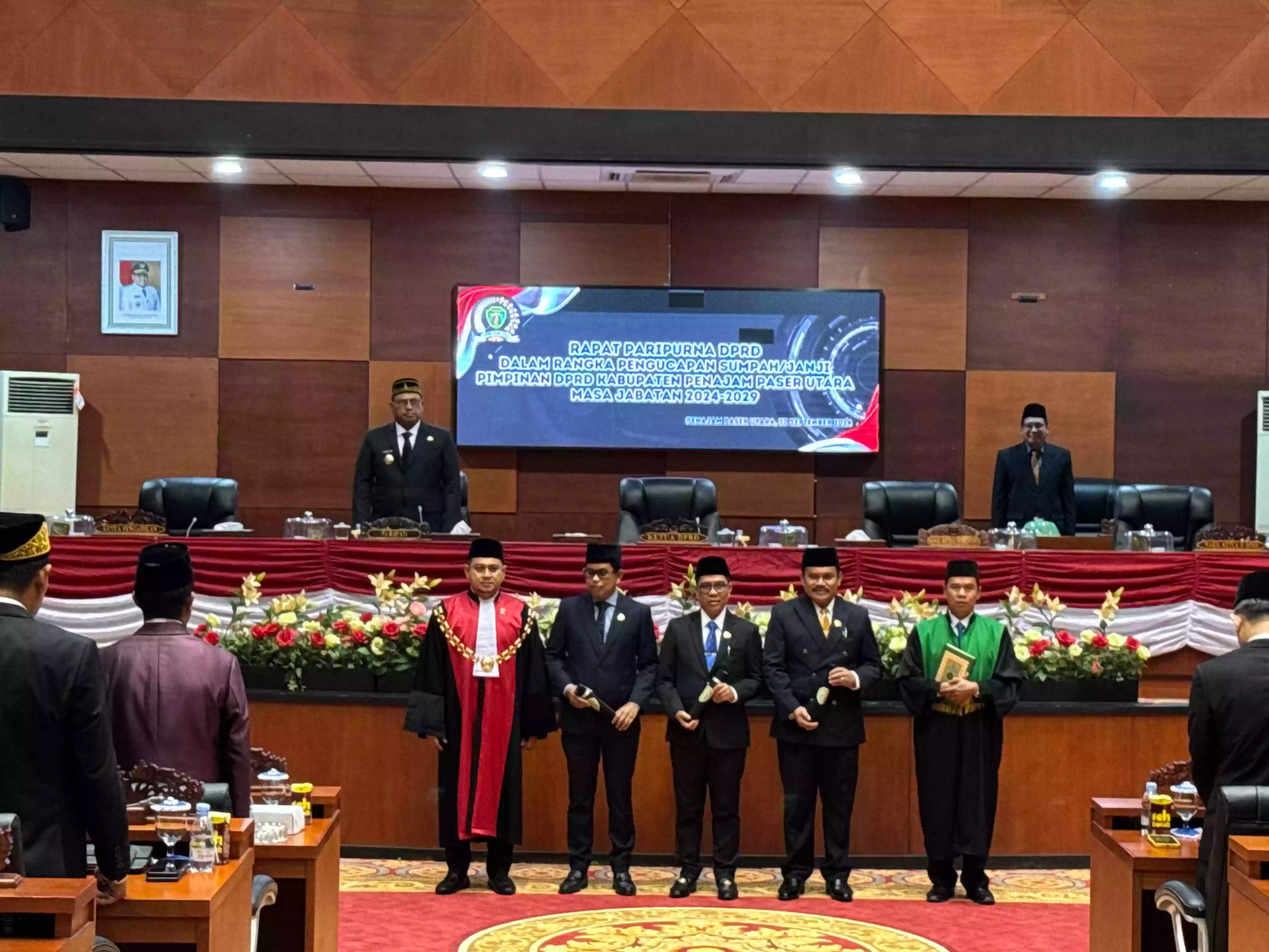 Raup Muin Resmi Dilantik Sebagai Ketua DPRD PPU, Prioritaskan Penyusunan AKD dan Pembahasan APBD