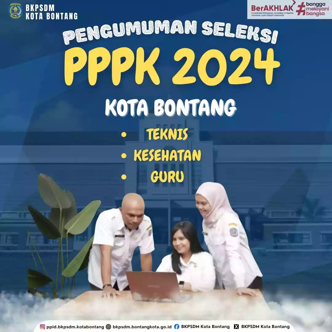 BKPSDM Bontang Umumkan Seleksi PPPK 2024, Cek Link di Sini