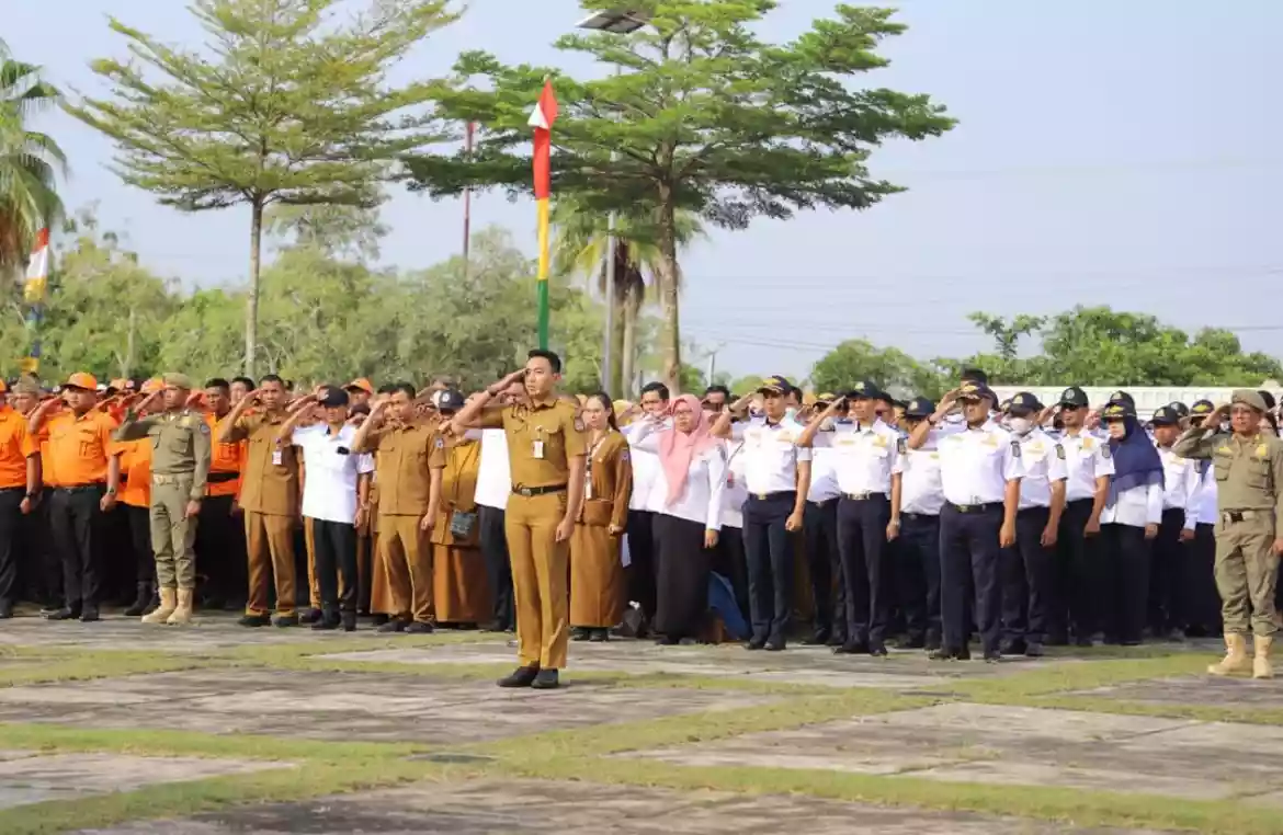 Gelar Apel Gabungan, Pjs Wali Kota Bontang Peringati ASN Jaga Netralitas