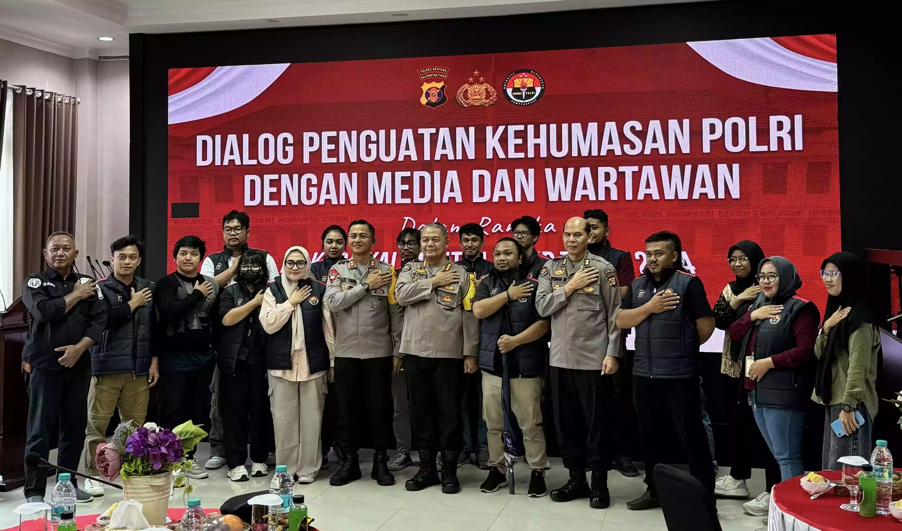 Sinergi Polres Bontang dan Media: Bersama Jaga Keamanan Pilkada Kaltim 2024