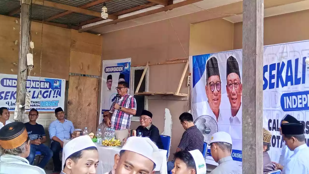 Basri Rase dan Chusnul Dhihin Kampanye di Guntung, Janjikan Jalan Alternatif dan Solusi Air Bersih