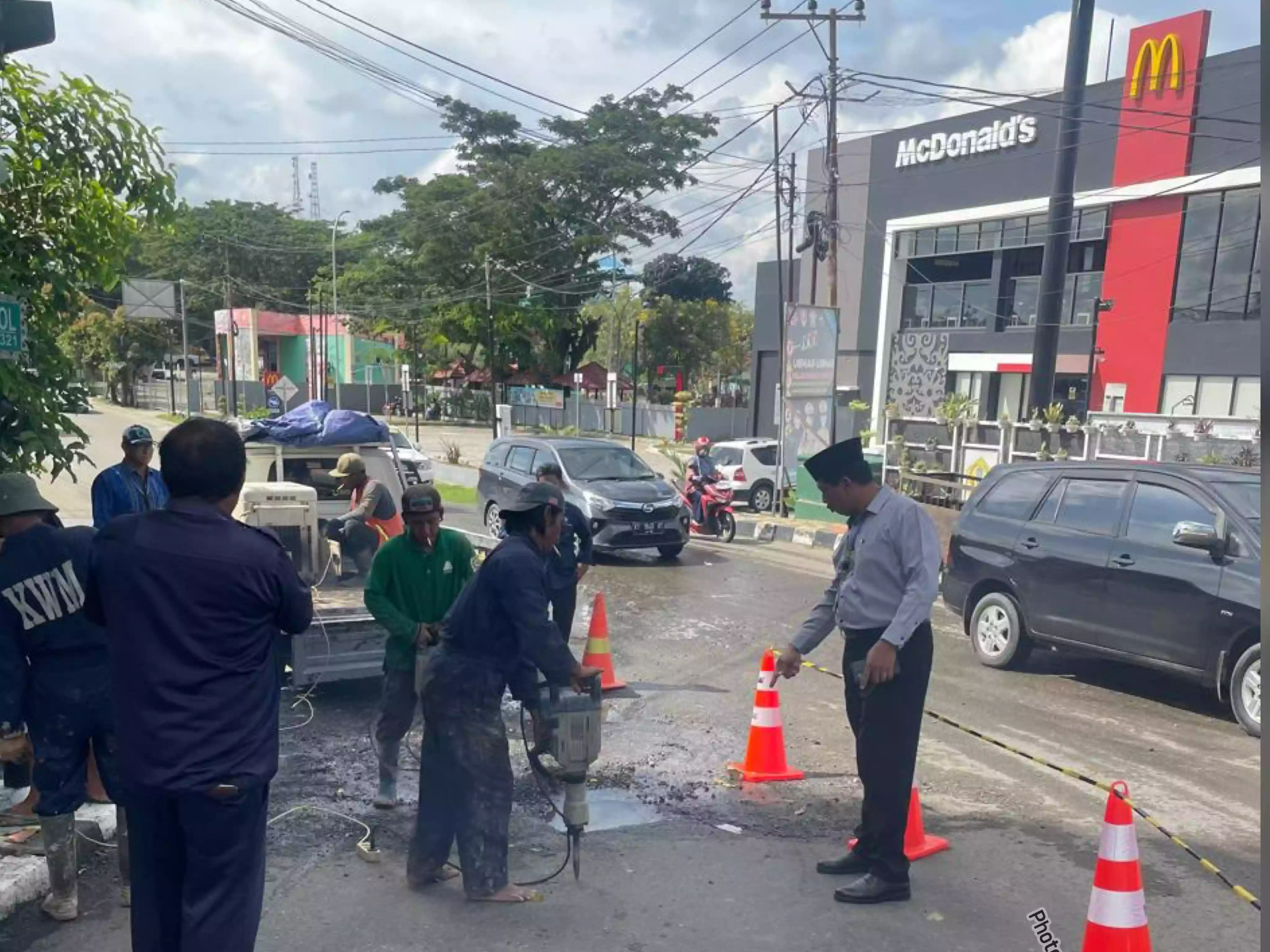 Pipa Bocor di Jalan Imam Bonjol, Distribusi Air PDAM Bontang Terhenti di Dua Wilayah, Ini Lokasinya