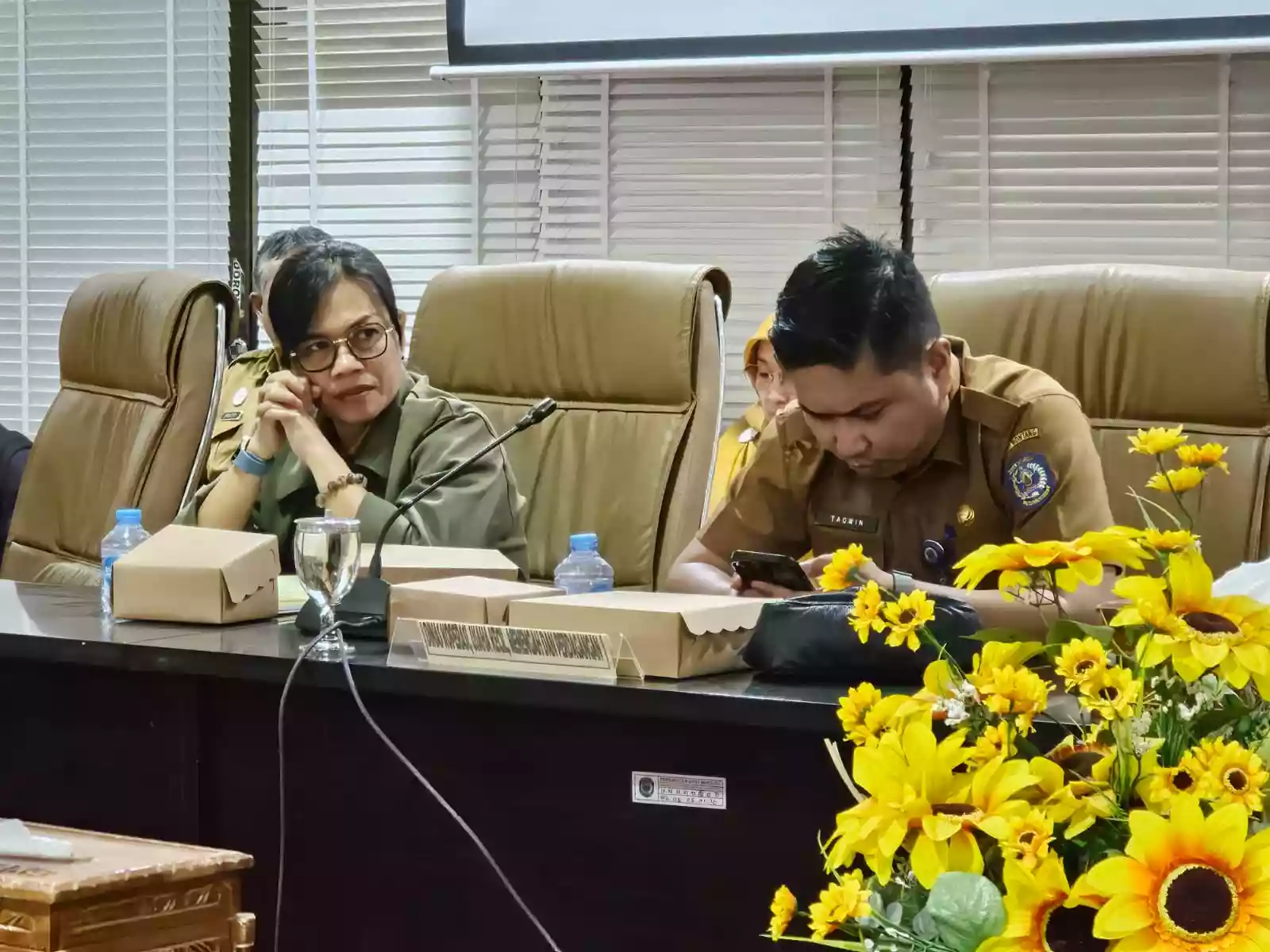 DKUKMP Bontang Hadiri Rapat Kerja Bersama Komisi B DPRD