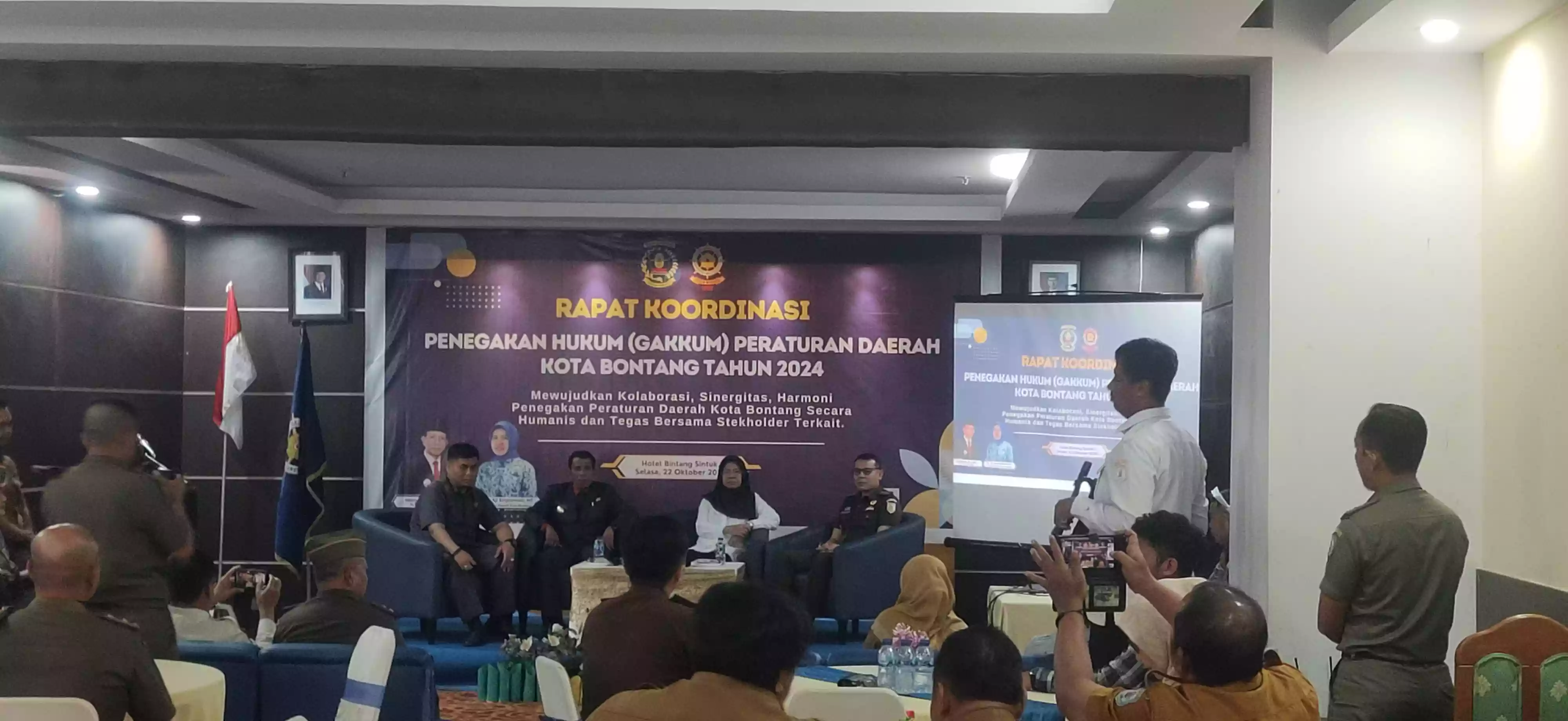 Satpol PP Gelar Rapat Koordinasi Penegakan Hukum, Jaga Ketertiban dan Keamanan Bontang