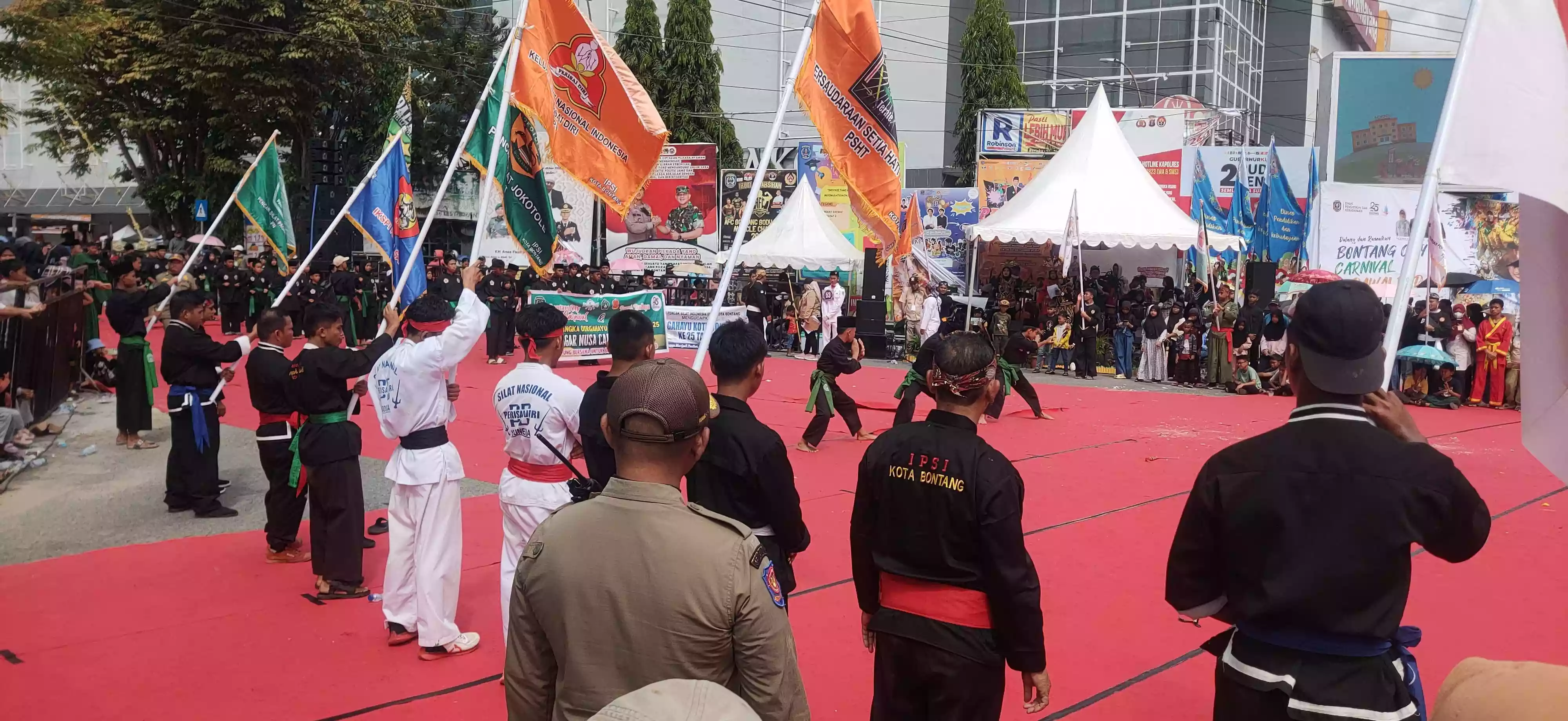 10 Perguruan Pencak Silat Bergabung Ikut Meriahkan Bontang City Carnaval