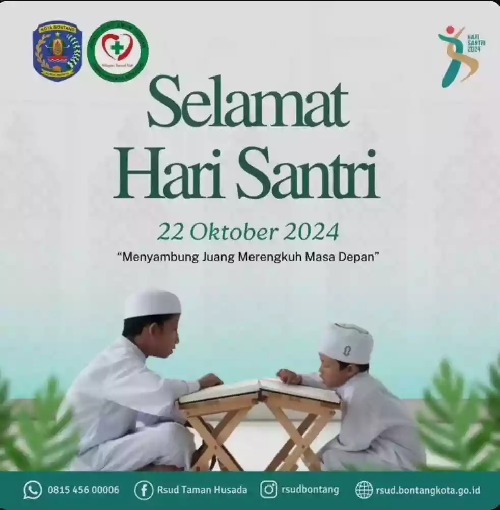 Momentum Hari Santri Nasional, RSUD Taman Husada Serukan Peningkatan Sinergi untuk Membangun Bangsa