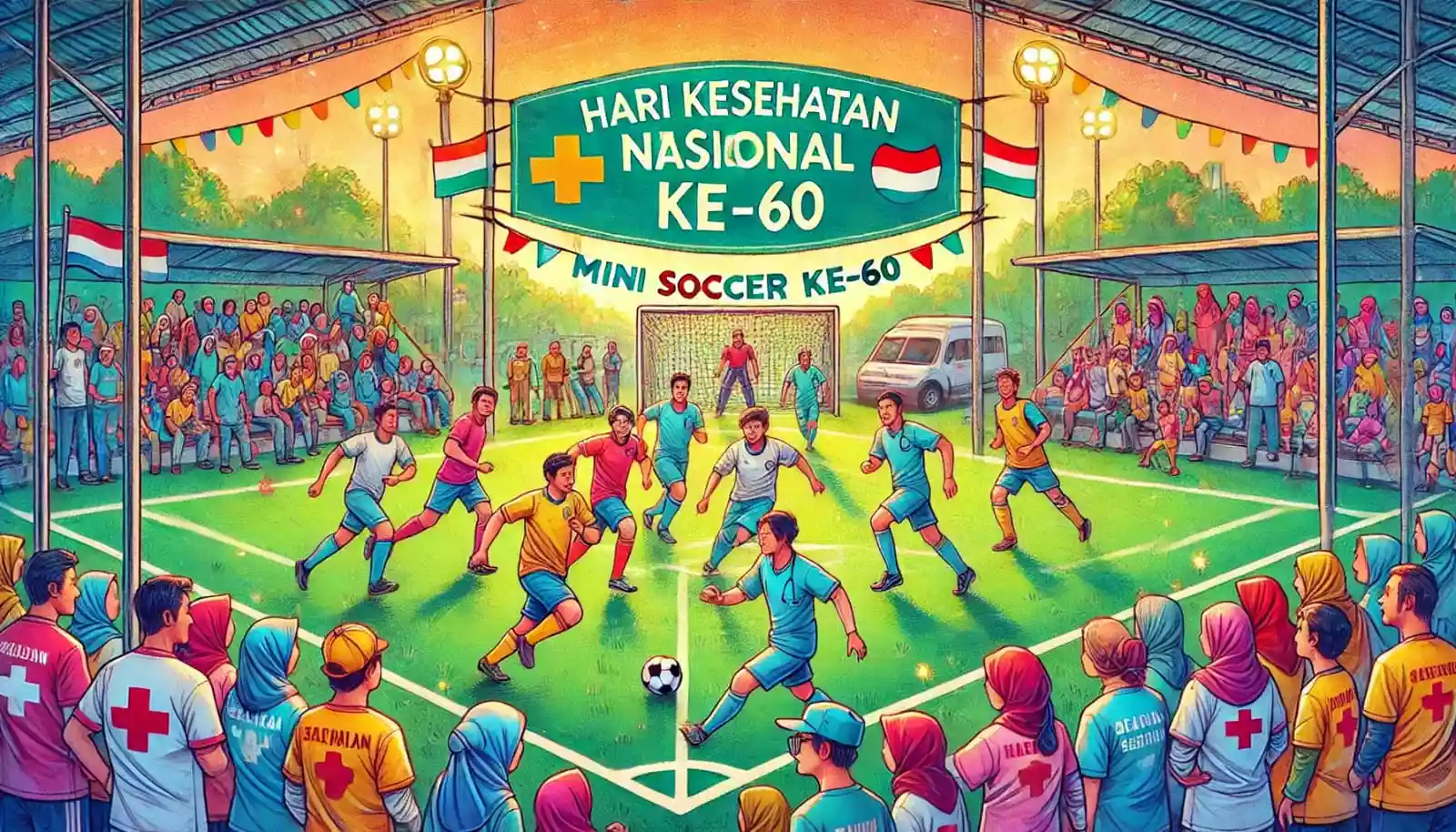 Memperingati HKN ke-60, Dinkes Bontang Gelar Pertandingan Mini Soccer se-Kaltim