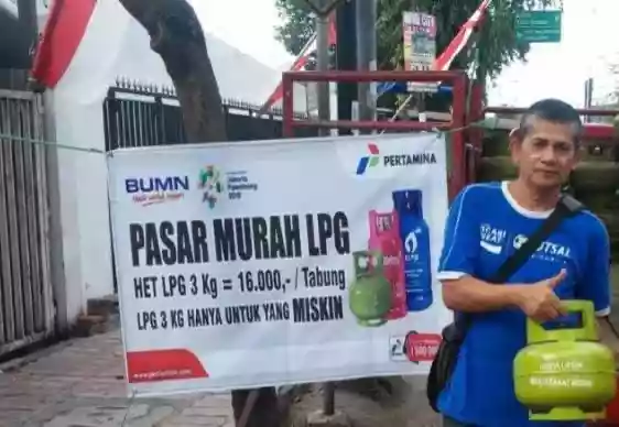 Antisipasi Kelangkaan Gas Elpiji 3 Kg, DUKMPP Bontang Gelar Pasar Murah dan Extra Dropping