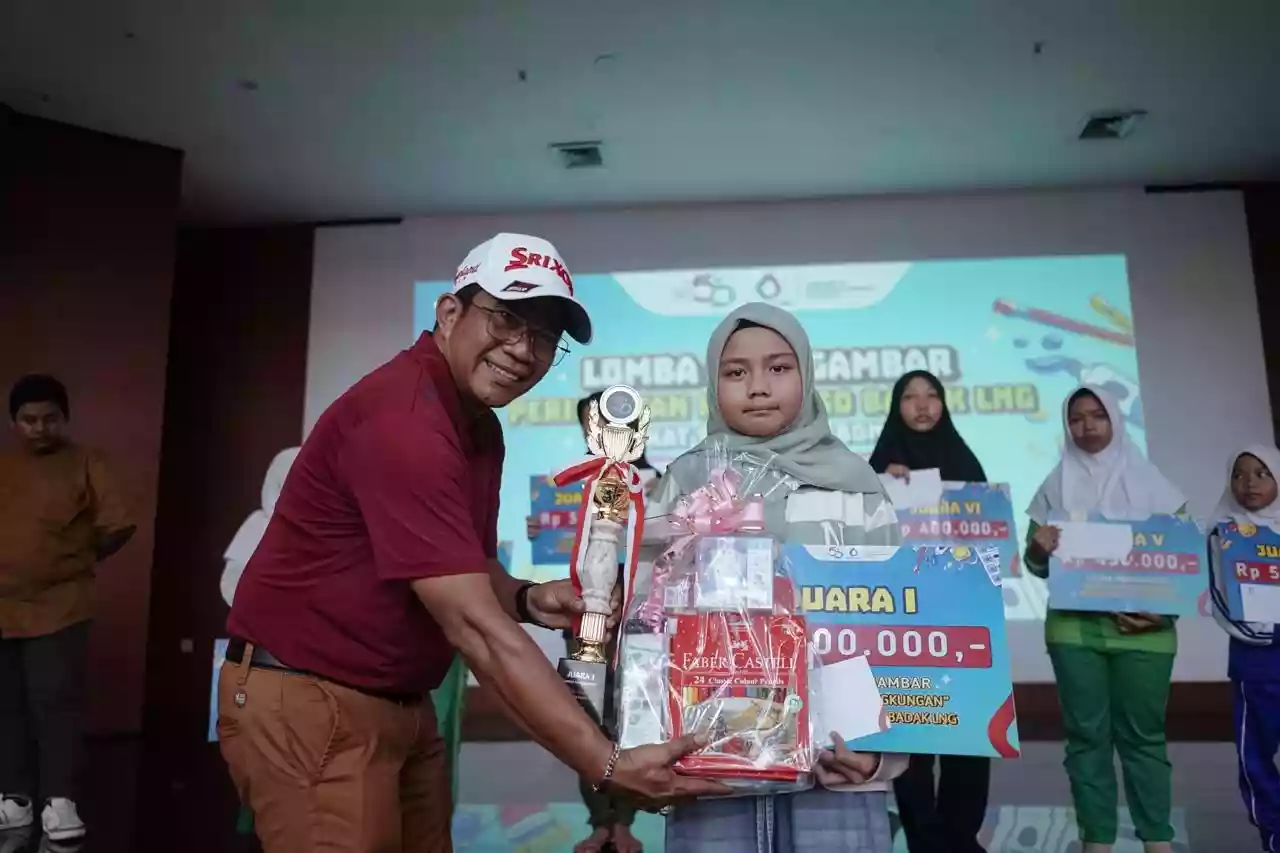 Lomba Menggambar Tingkat SD se-Kota Bontang Meriahkan HUT Ke-50 Badak LNG