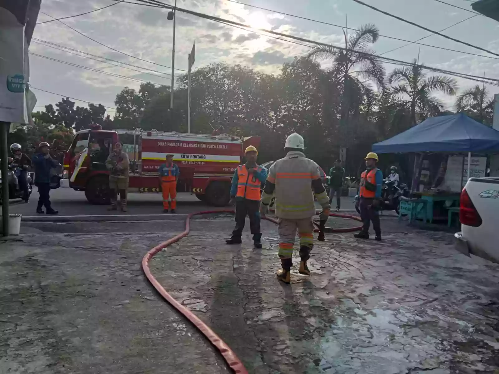 Kebakaran di Bontang Barat, Diduga karena Korsleting Listrik