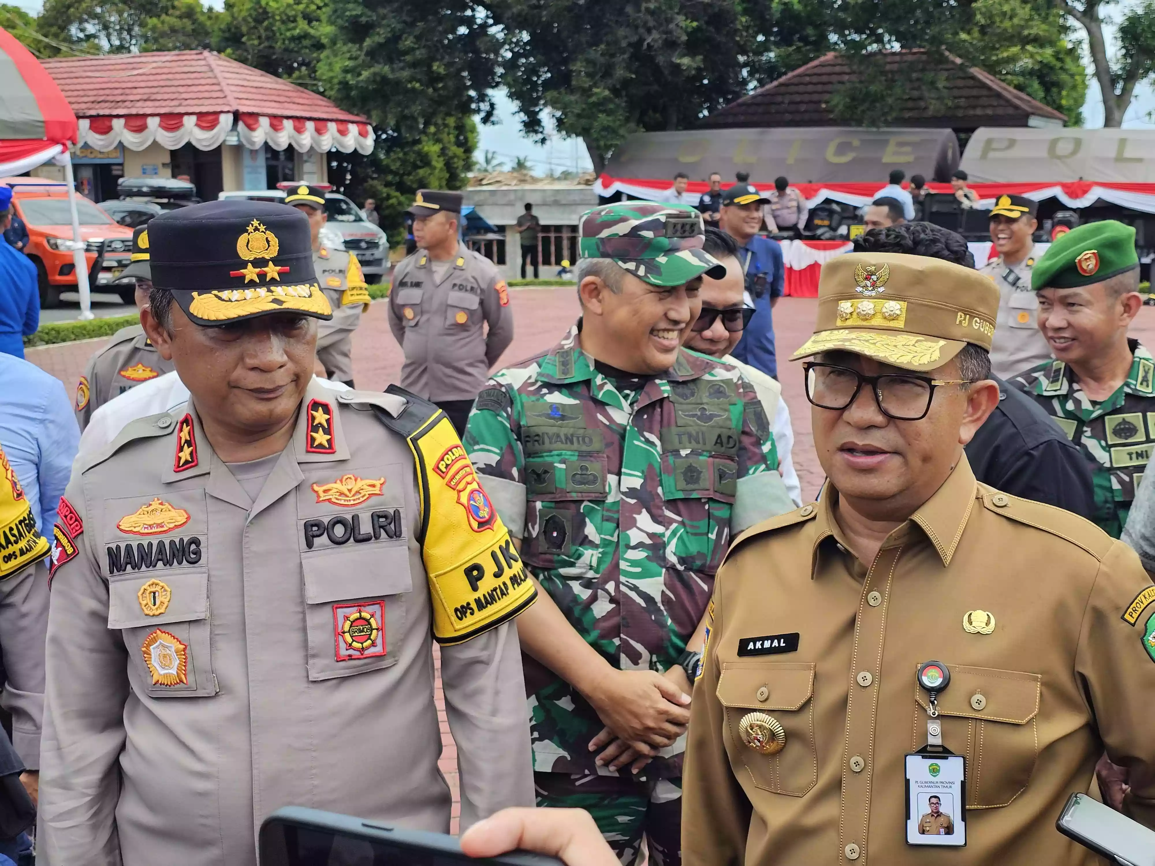 Kapolda dan Pj Gubernur Kaltim Tinjau Kesiapan Keamanan Pilkada di Bontang