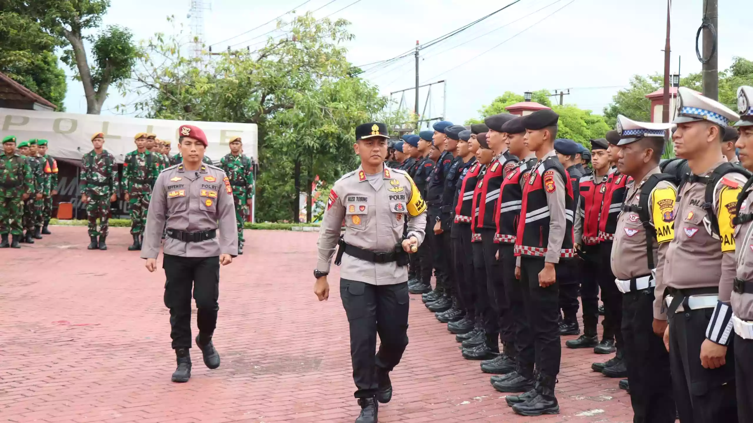 Polres Bontang Siapkan 1.226 Personel Gabungan untuk Amankan Pilkada