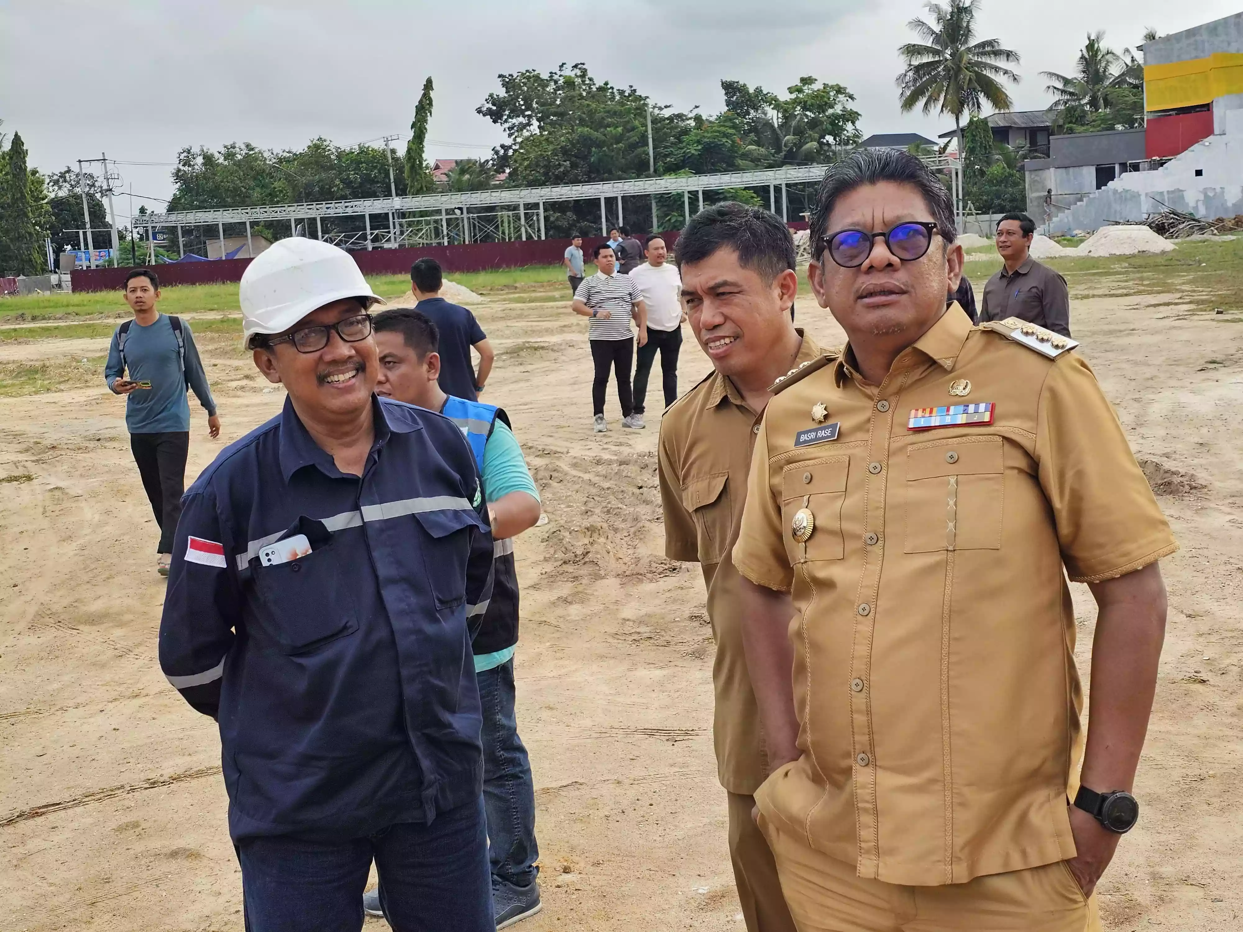 Wali Kota Bontang Basri Rase Pantau Proyek HOP I