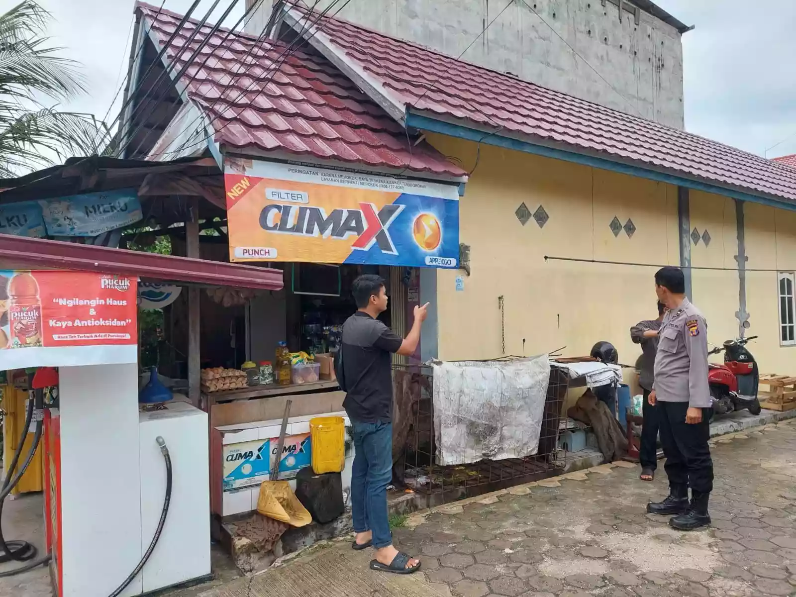 Polisi Buru Pencuri Tabung Gas Toko Kelontong di Bontang Baru