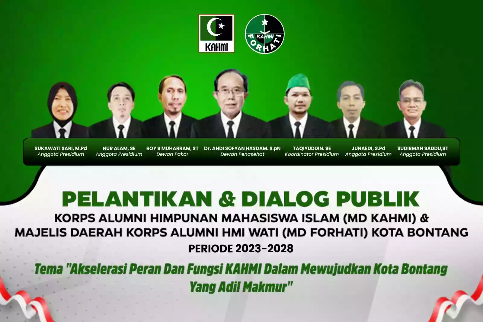 Pelantikan MD KAHMI Bontang Jadi Momen Perkuat Kontribusi Pembangunan Daerah