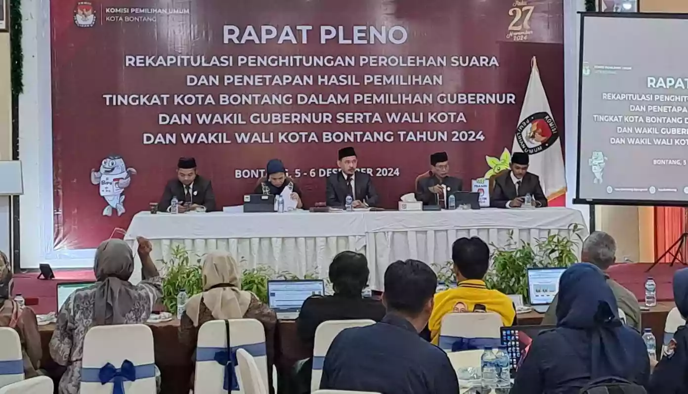 Hasil Pleno Rekapitulasi KPU Bontang, Neni-Agus Kuasai Suara di Pilkada