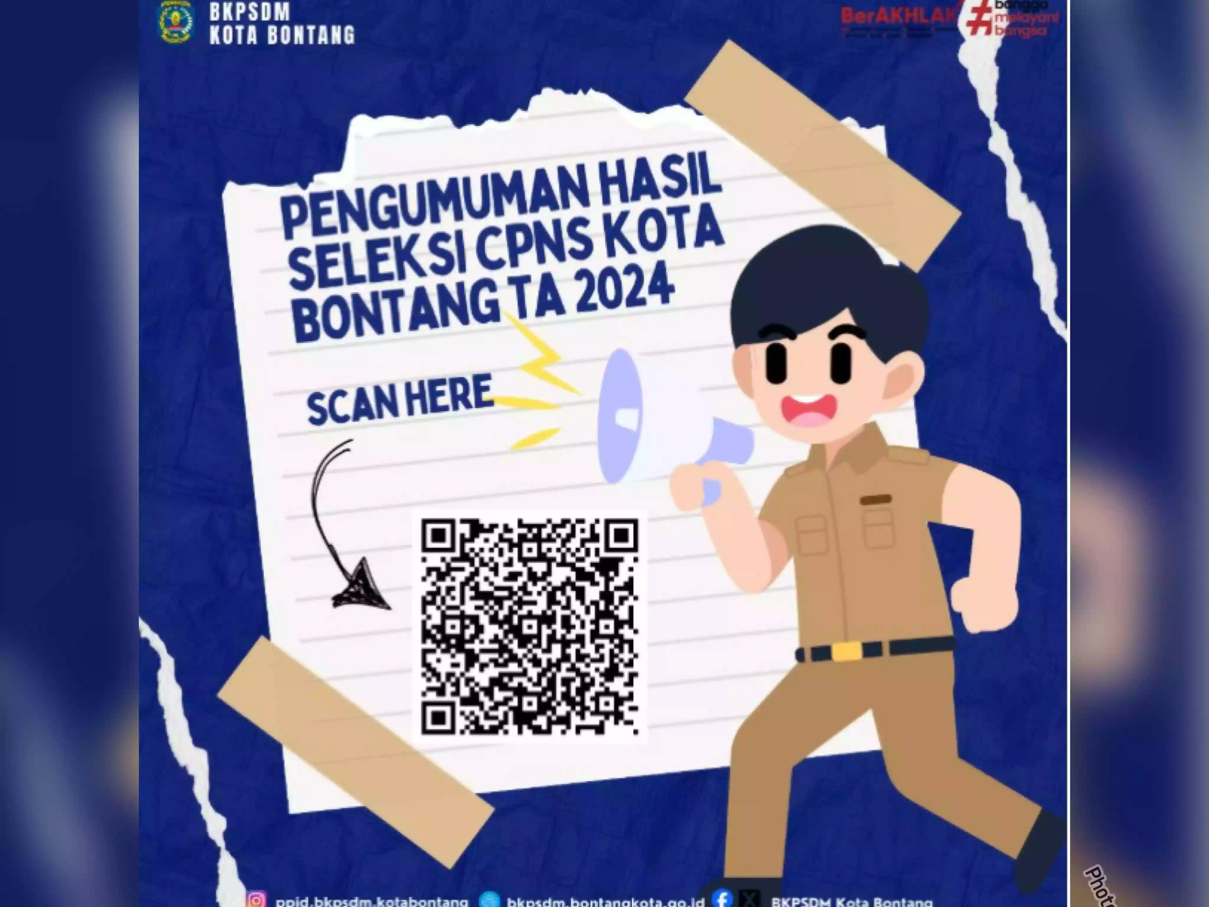 Daftar Nama-nama Peserta yang Lolos Seleksi CPNS Pemkot Bontang Tahun Anggaran 2024