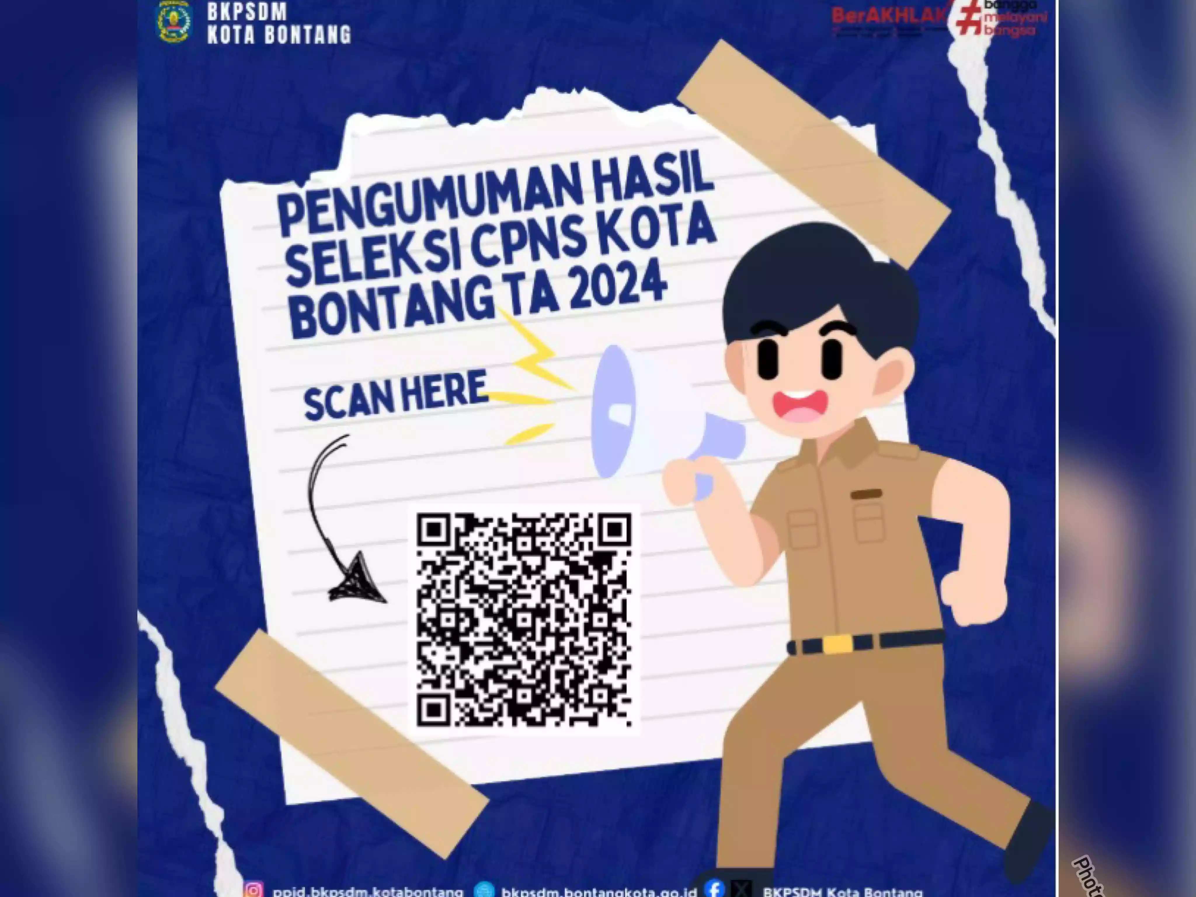 Daftar Nama-nama Peserta yang Lolos Seleksi CPNS Pemkot Bontang Tahun Anggaran 2024