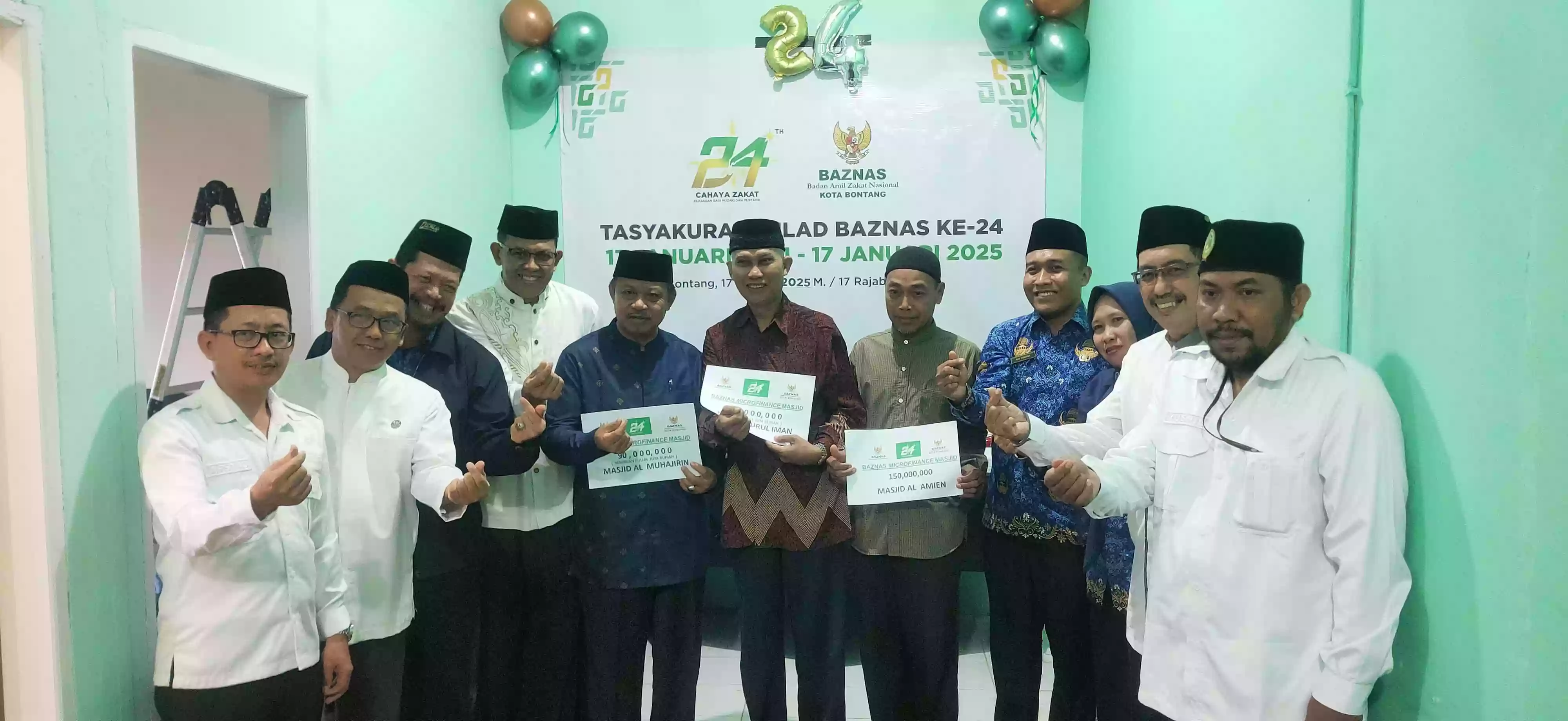BAZNAS Kota Bontang Tasyakuran Milad ke-24: Salurkan Beasiswa, Sembako, hingga Pelatihan Usaha