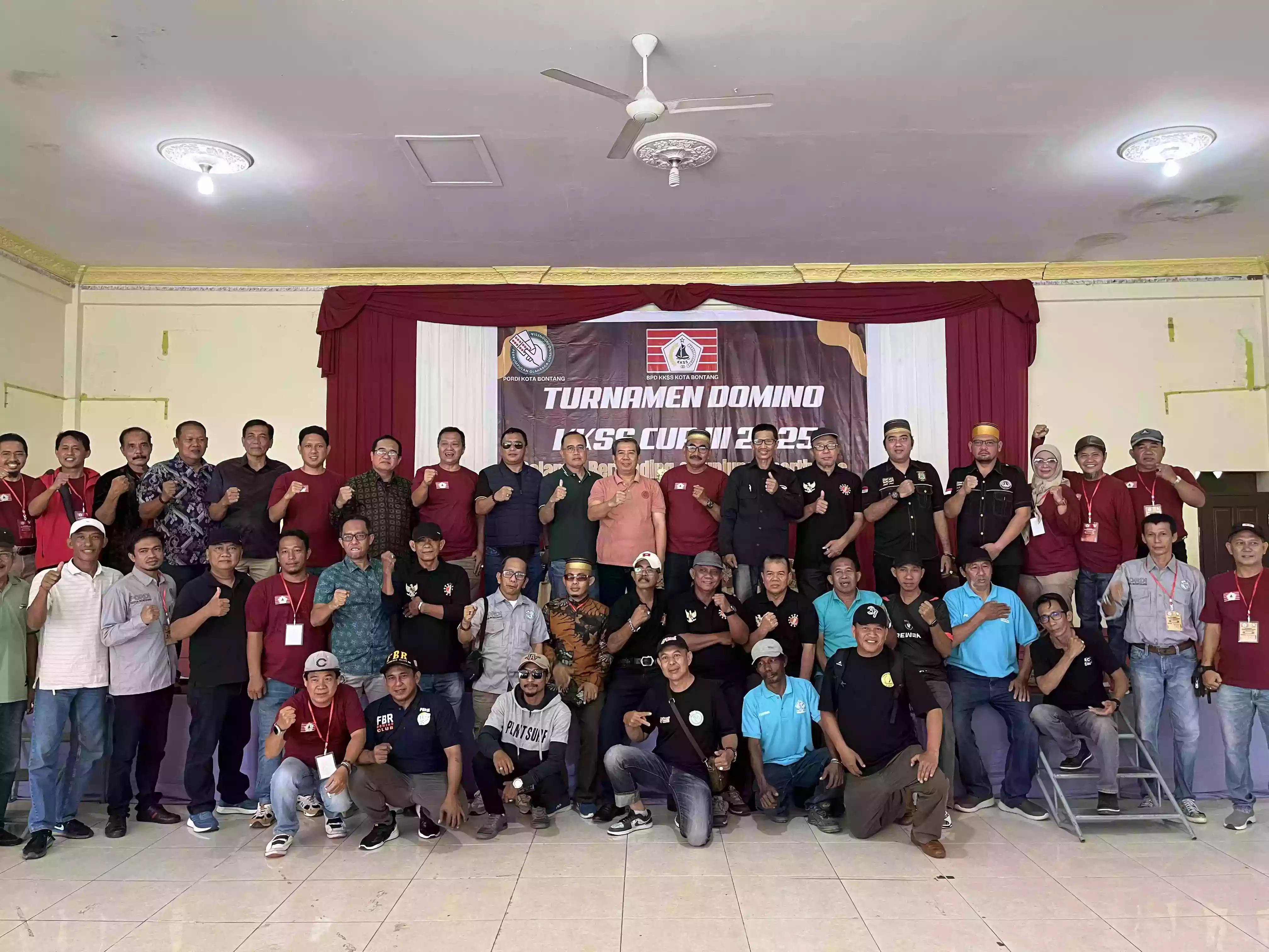 Turnamen Domino KKSS Bontang Cup III Resmi Dibuka, Ratusan Peserta Antusias