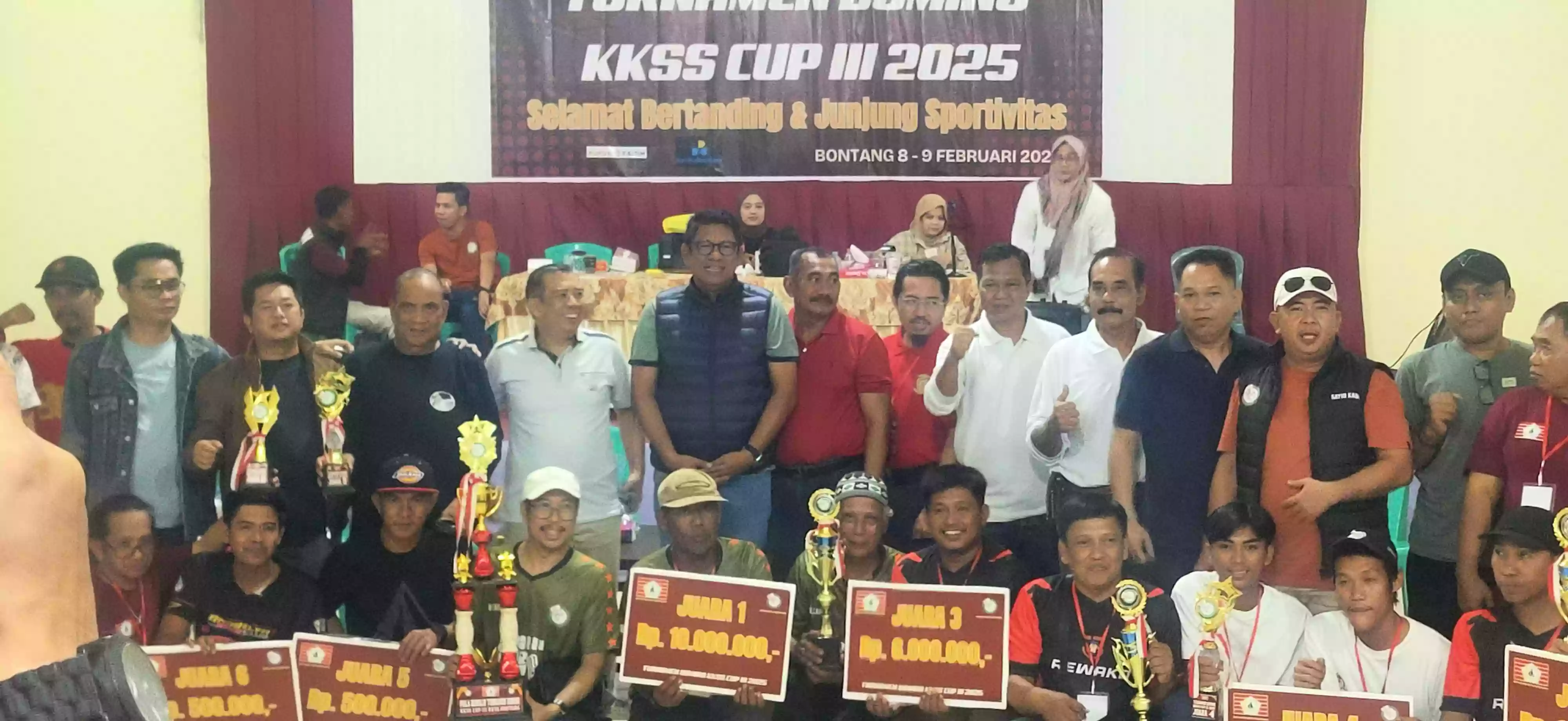 Turnamen Domino KKSS Cup III 2025 Resmi Ditutup, Ini Daftar Nama Pemenang