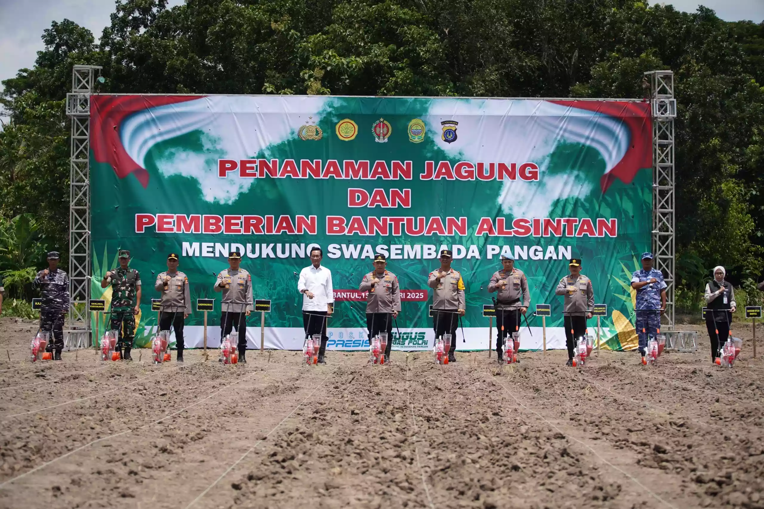 Kapolri Dorong Swasembada Jagung Nasional di Bantul untuk Perkuat Ketahanan Pangan