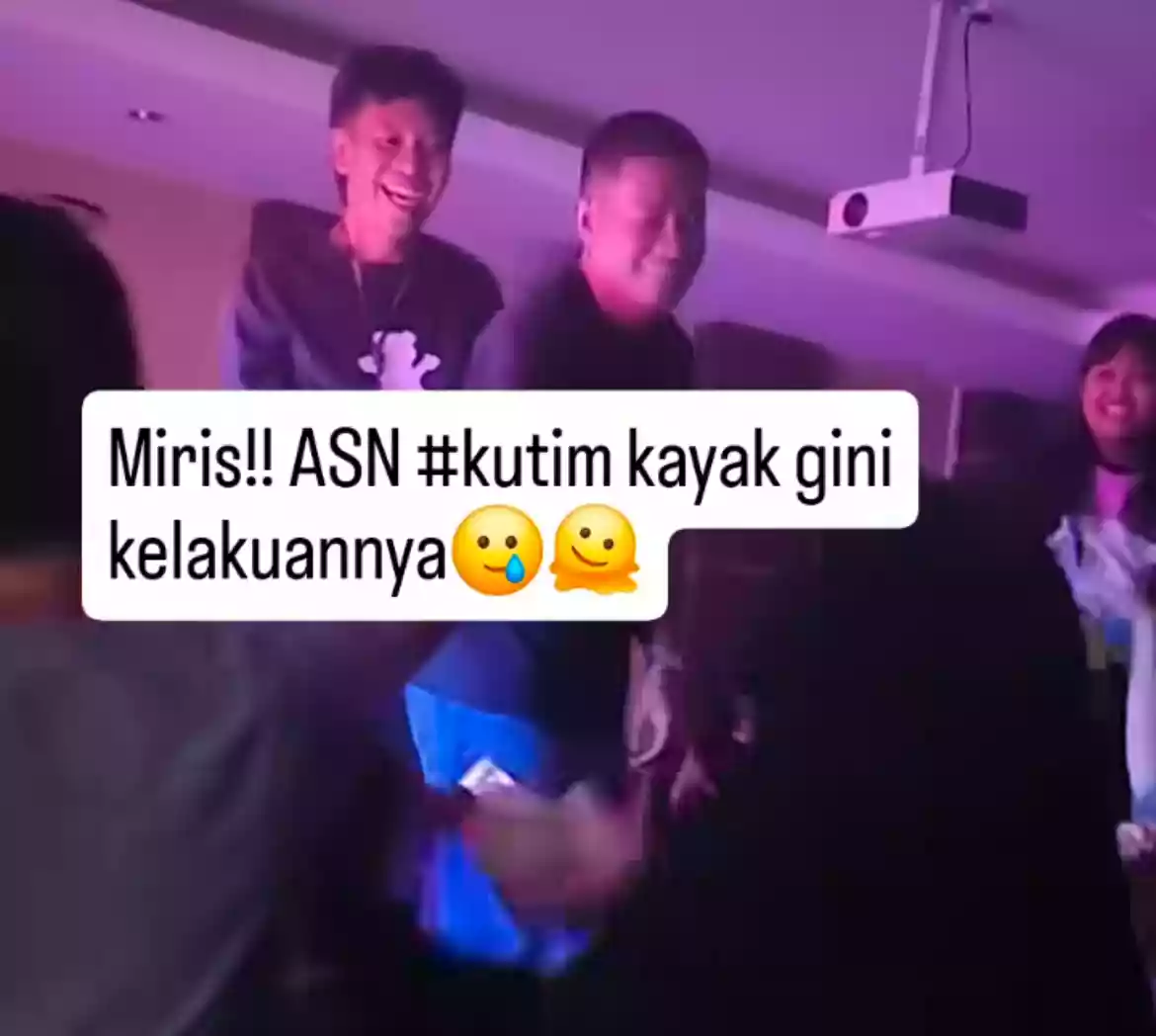 Video ASN di Kutim Berpesta di Ruang Kerja Viral, Netizen Ramai Beri Kritik