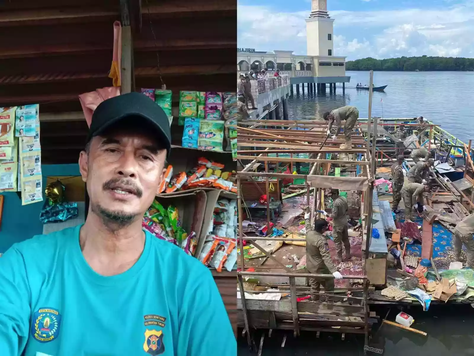 Dibongkar Paksa, Pemilik Warung Terapung di Selambai akan Tempuh Jalur Hukum