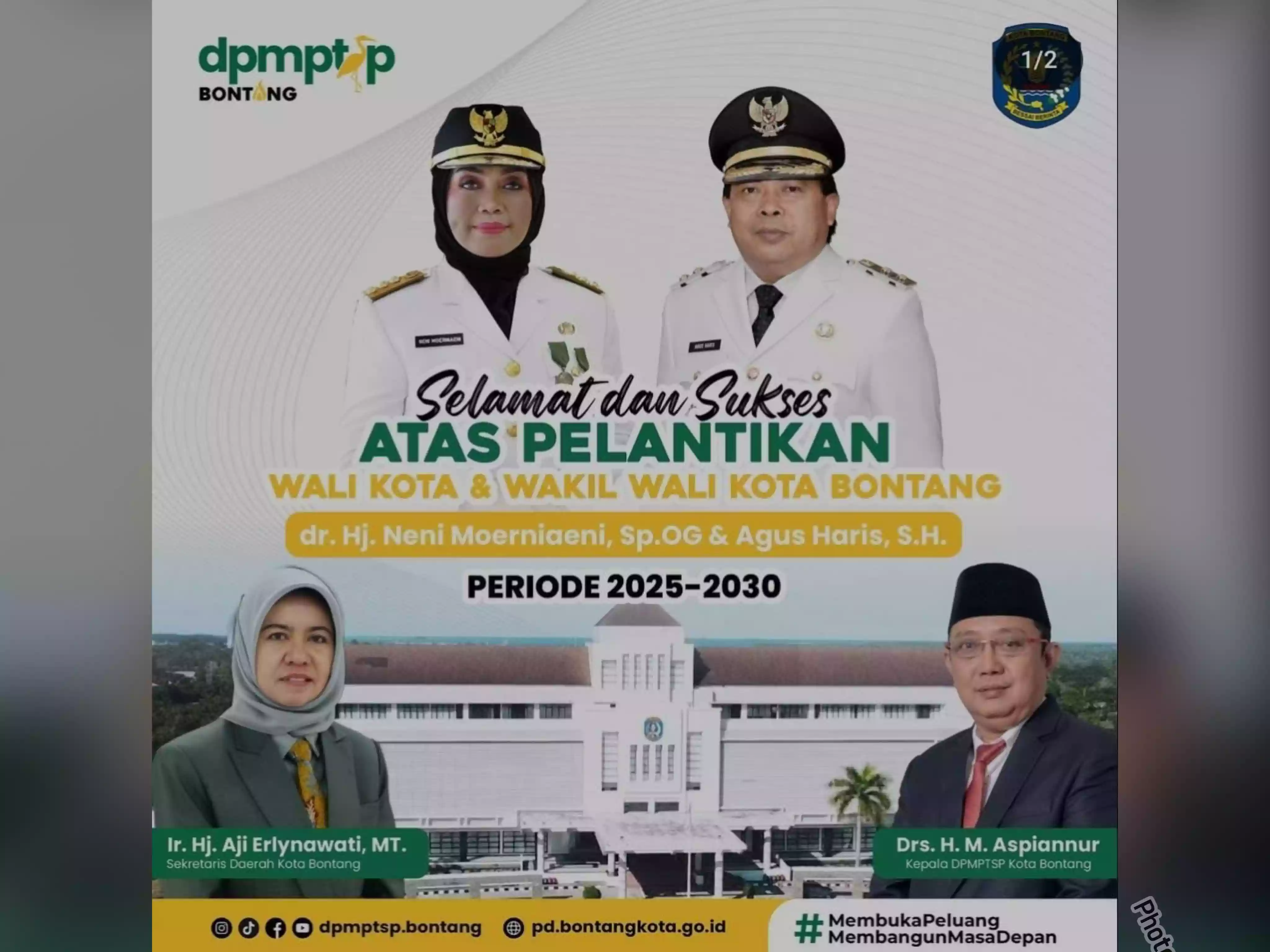 DPMPTSP Bontang Siap Bersinergi dengan Kepemimpinan Baru, Apresiasi Kinerja Basri Rase-Najirah