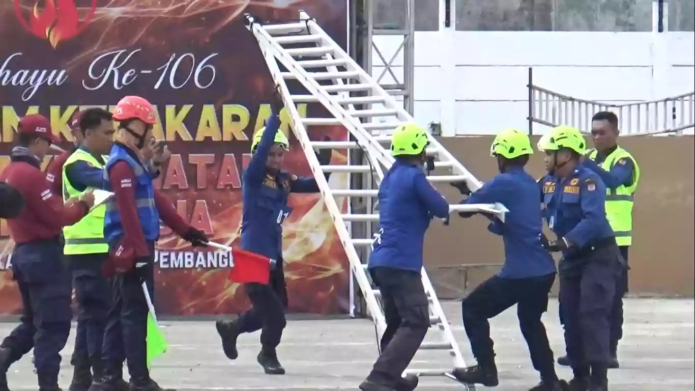 NFSC 2025: 48 Tim Pemadam Kebakaran Berlaga di Bontang, Adu Kecepatan dan Ketangkasan