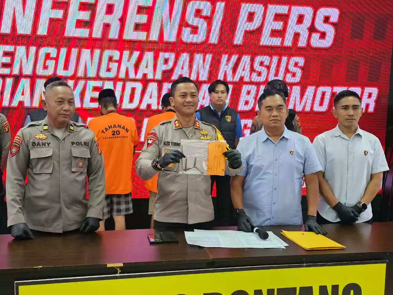 Polres Bontang Ungkap Kasus Curanmor, Tersangka Mengaku Judi Online dan Konsumsi Narkoba