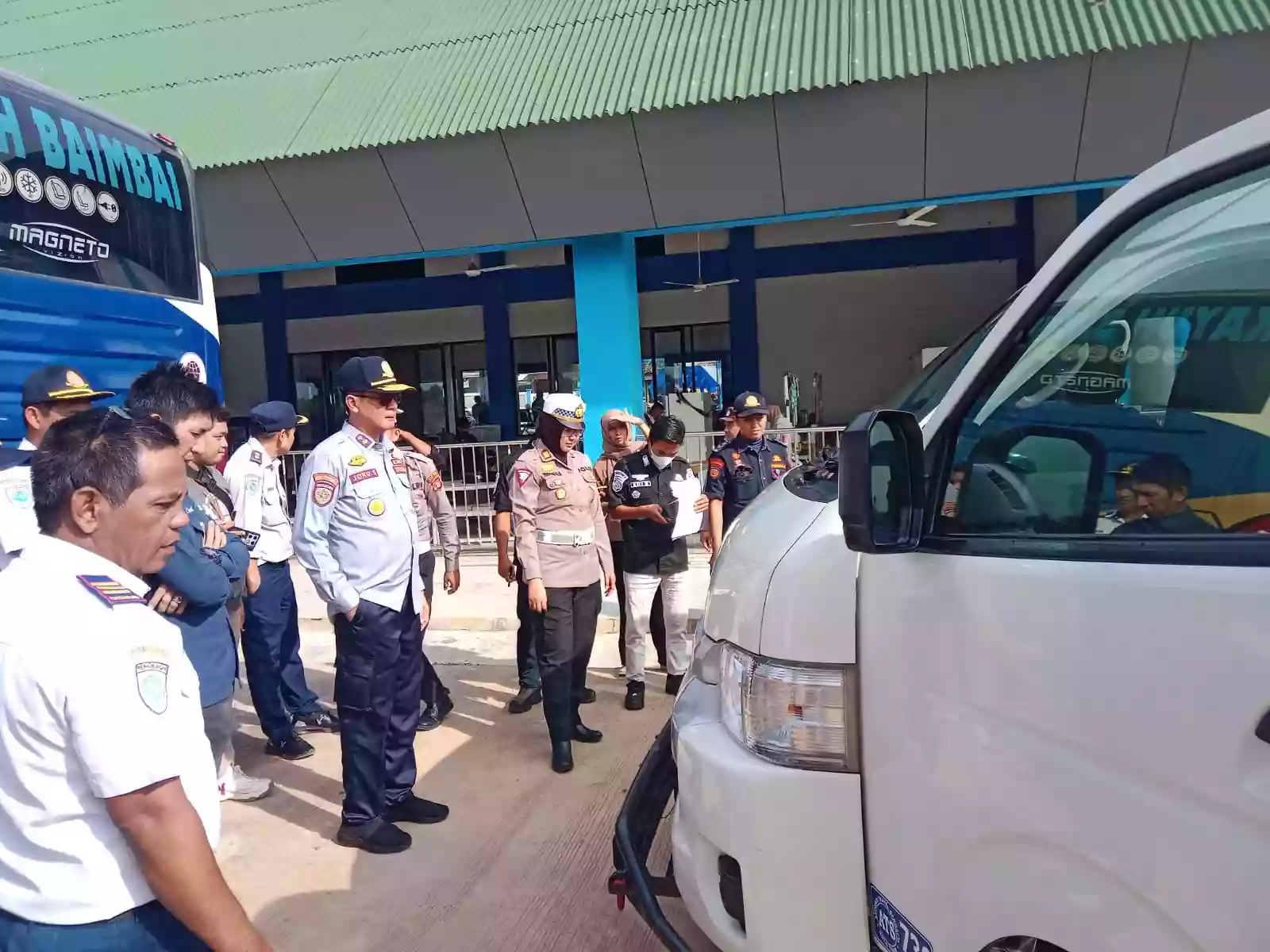 Jelang Mudik Lebaran, Tim Gabungan Dishub Kutim Kroscek Kondisi Kendaraan