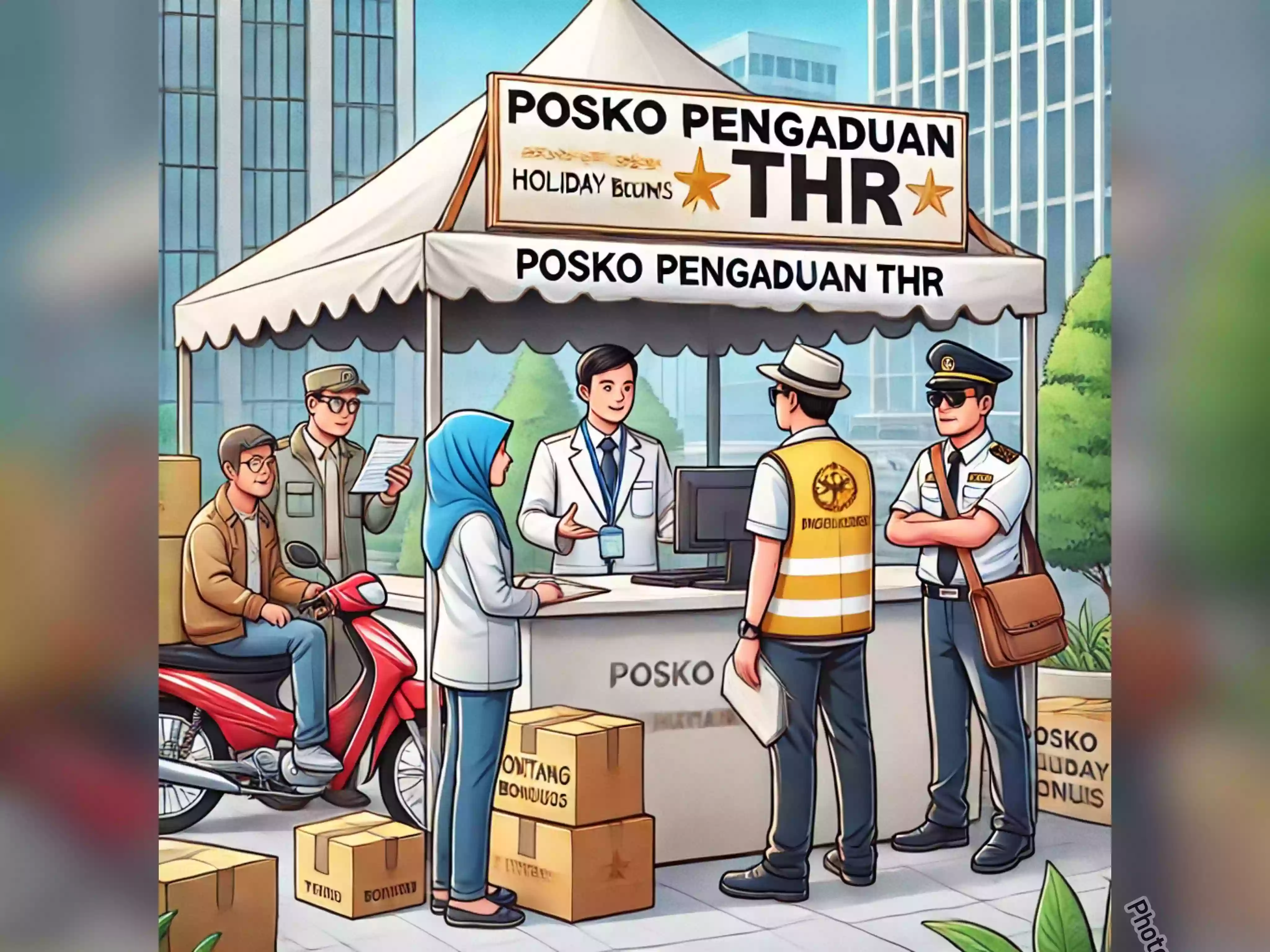 10 Hari Posko Pengaduan THR Disnaker Bontang Dibuka, Sudah Lima Karyawan Konsultasi