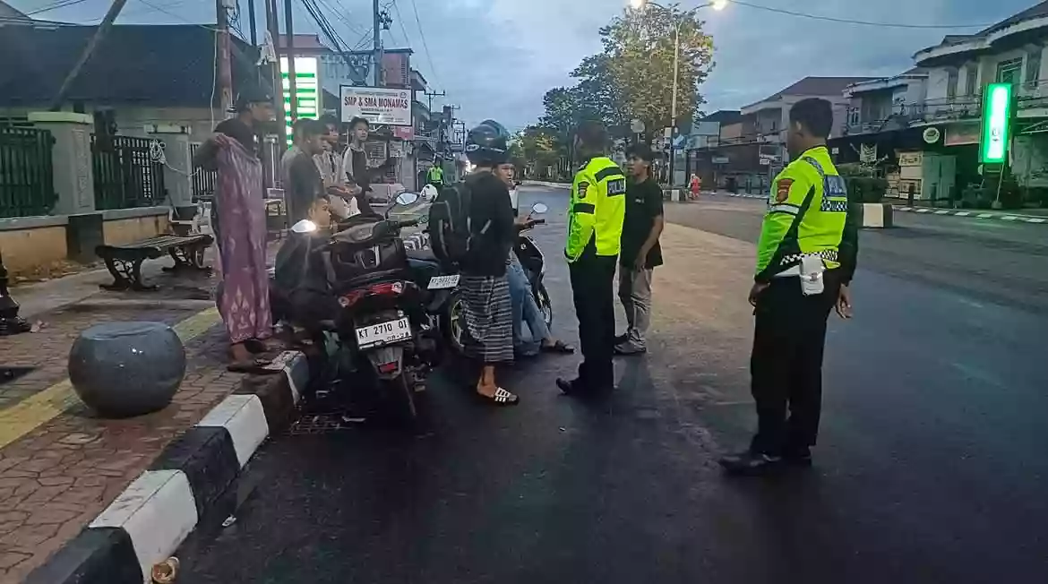 Tertangkap Basah Balapan Liar, Dua Motor Diamankan Polres Bontang