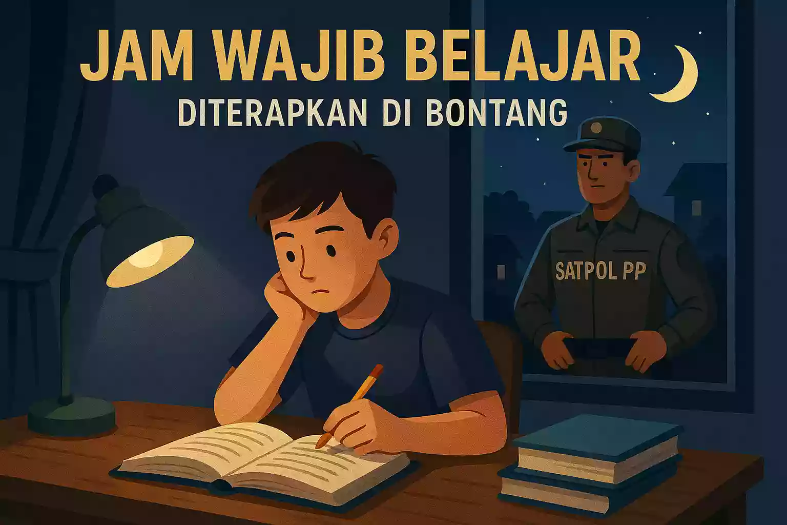 Bontang Terapkan Jam Belajar Malam, Pelajar Dilarang Keluyuran Mulai Jam 7