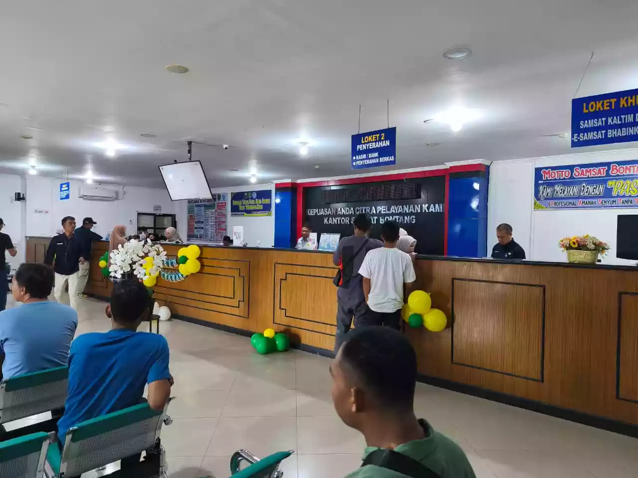 Samsat Bontang Diserbu Masyarakat, Imbas Program Pemutihan Pajak Kendaraan