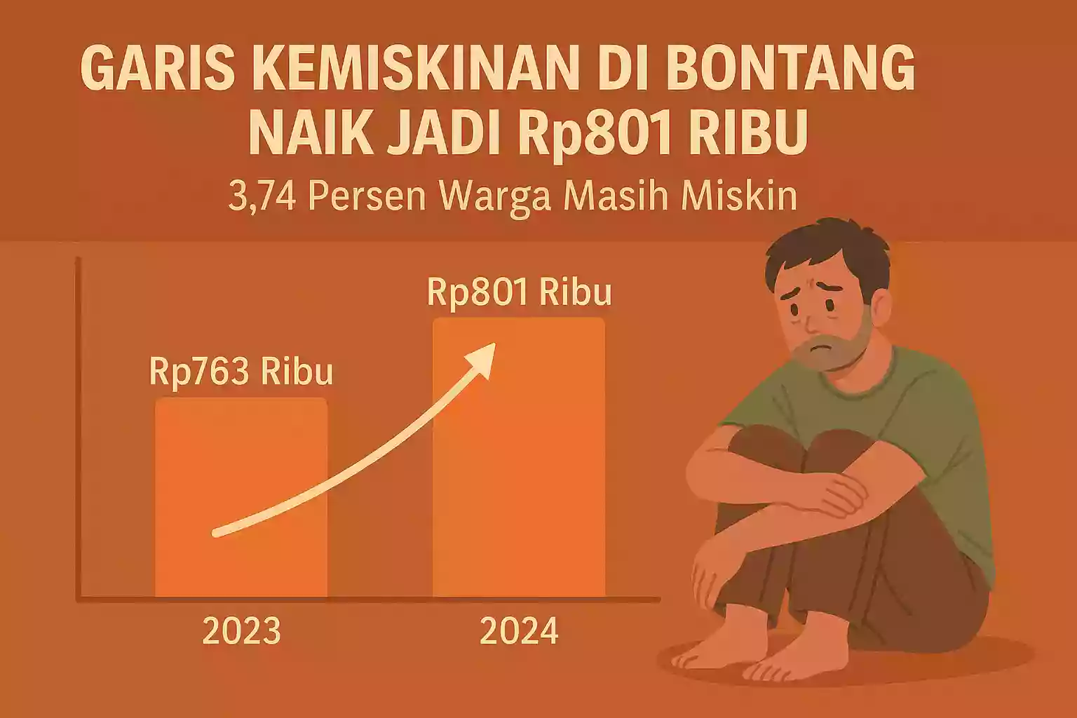 Garis Kemiskinan Bontang Naik Jadi Rp801 Ribu, 3,74 Persen Warga Masih Miskin