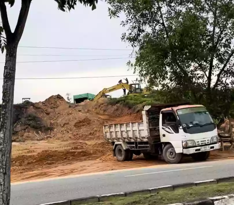 Sudah Disegel, Galian C Ilegal di Kanaan Bontang Masih Beroperasi