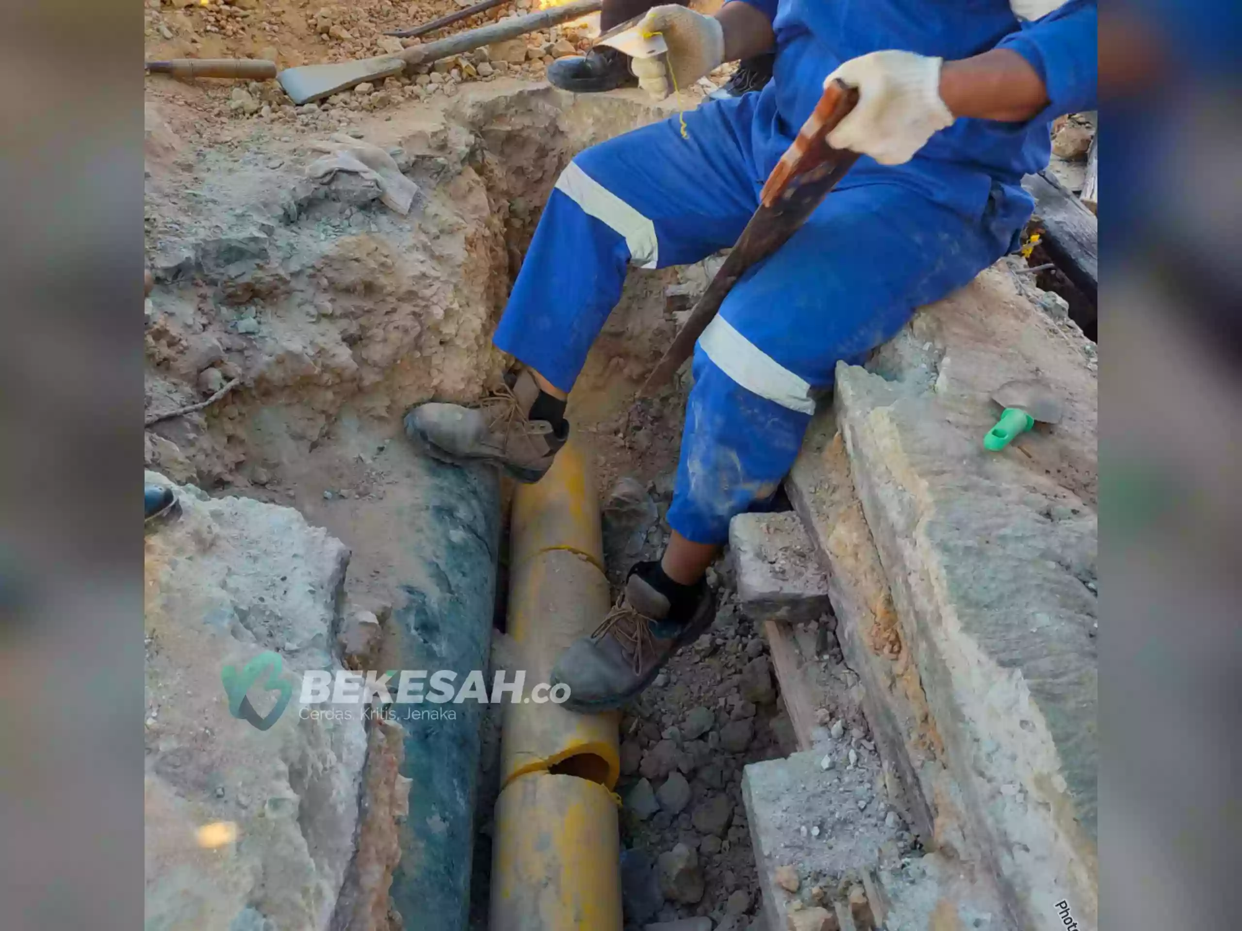 Kebocoran Pipa Jargas, Aliran Gas di 12 Kelurahan di Bontang Terhenti Sementara