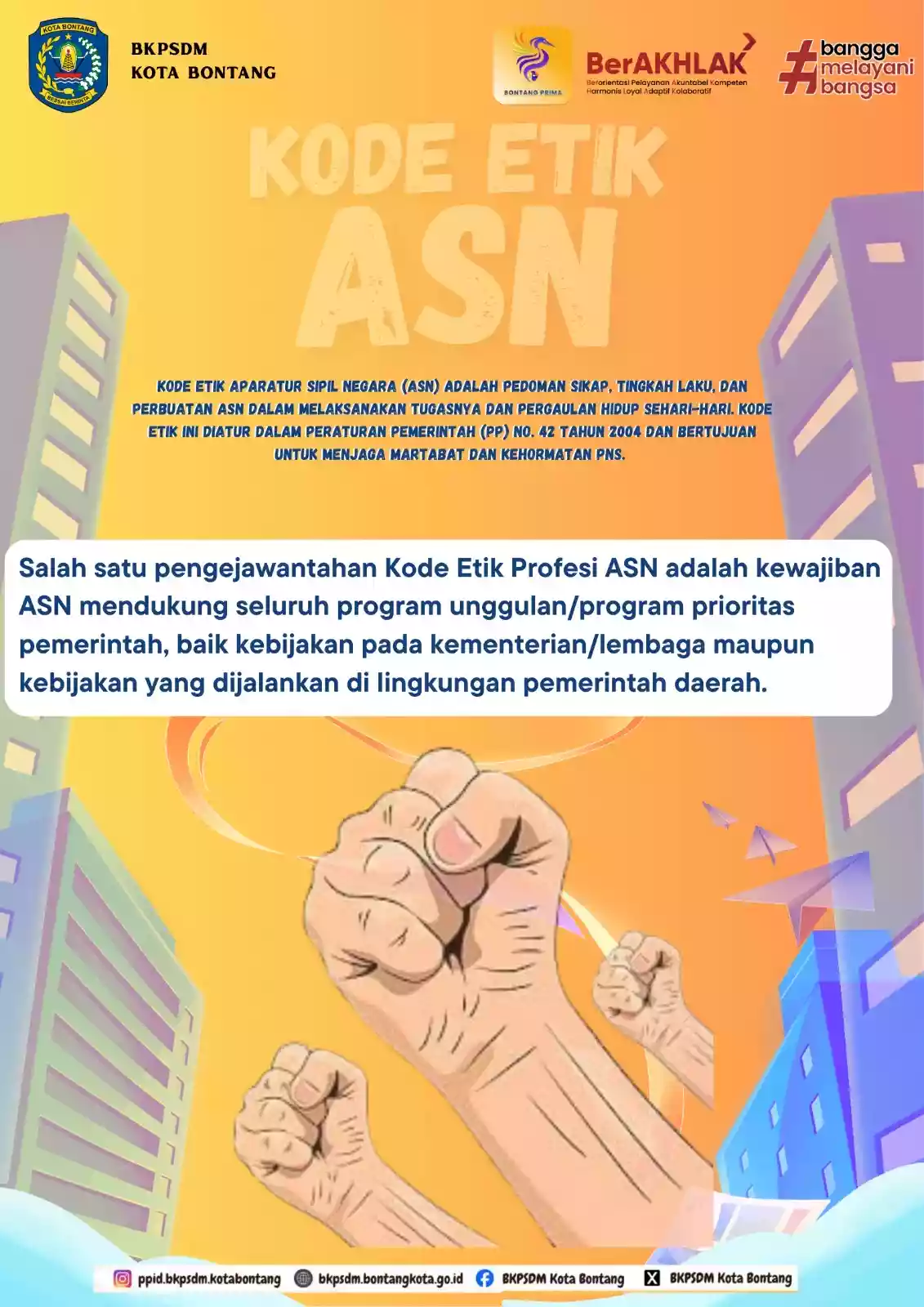 Pemkot Bontang Tegaskan Pentingnya Kode Etik ASN, Ini Penjelasan Sekda dan Kepala BKPSDM