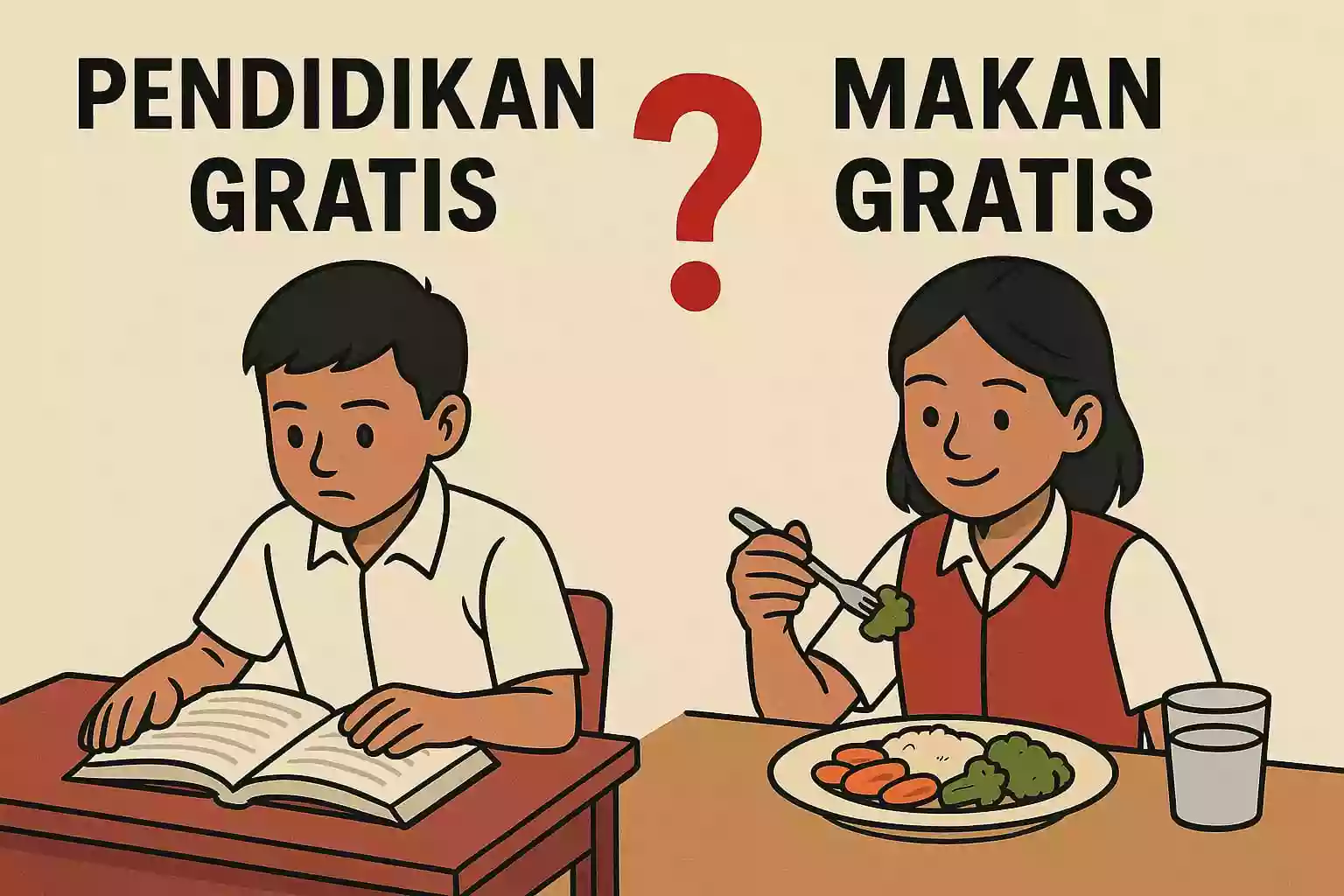 Pendidikan Gratis atau Makan Gratis?