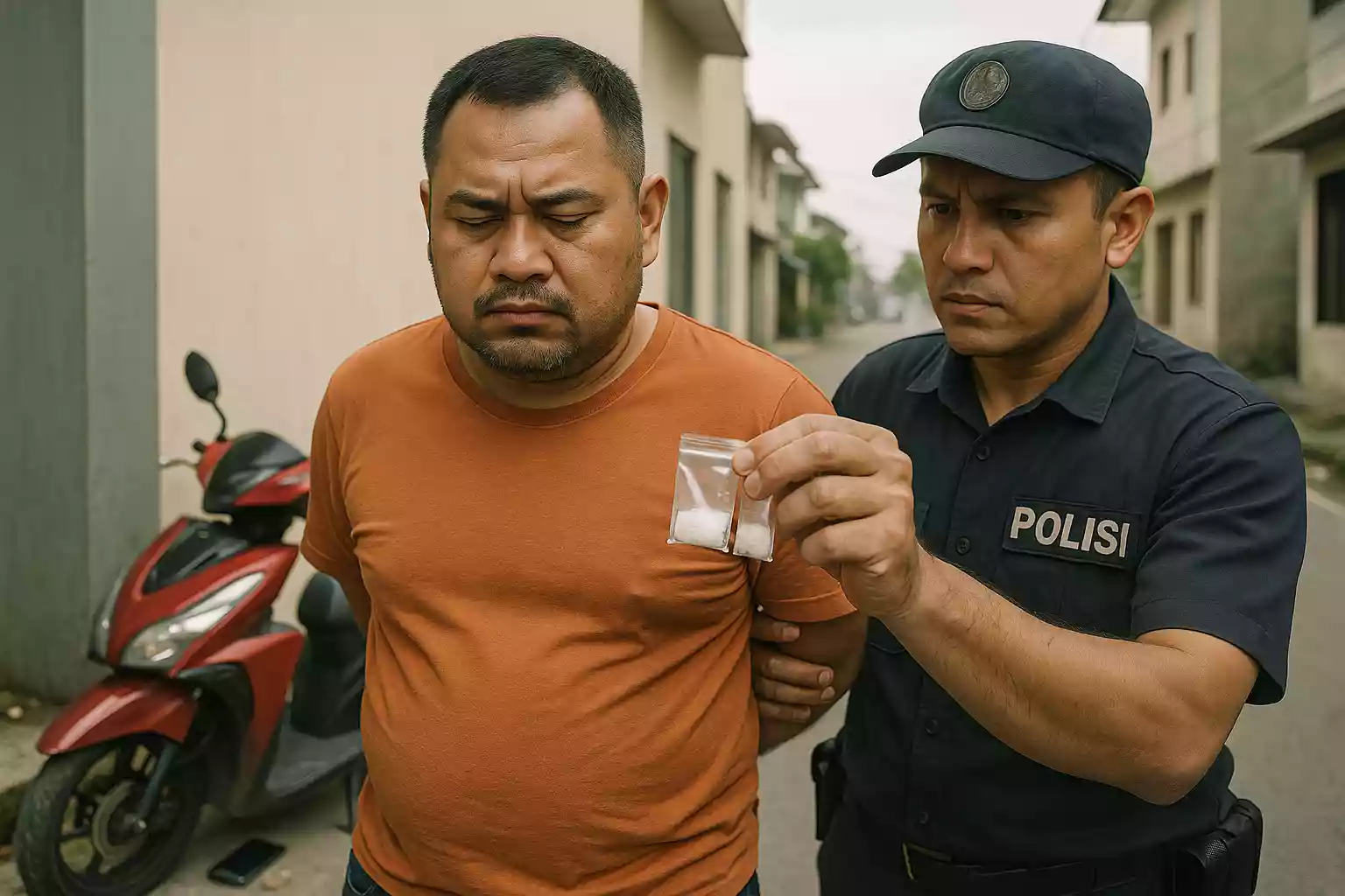 Bawa Paket Sabu di Celana dan Jok Motor, Warga Gunung Kelua Samarinda Ditangkap