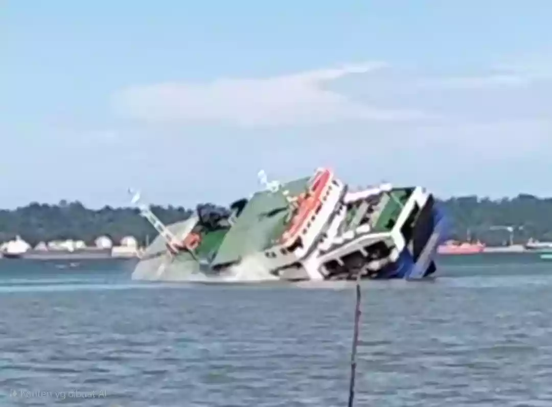 KM Mukhlisa Dikabarkan Tenggelam di Teluk Balikpapan