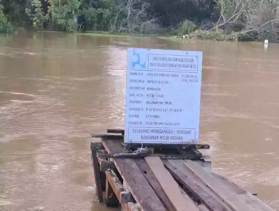 Status Waspada! Debit Banjir di Bengalon Kutim Terus Naik