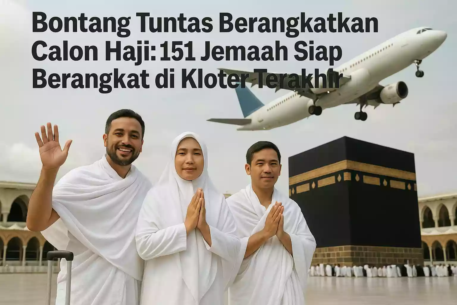 Bontang Tuntas Berangkatkan Calon Haji, 151 Jemaah Siap Berangkat di Kloter Terakhir