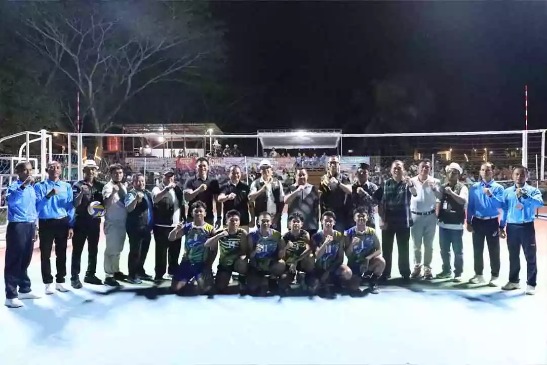 Turnamen Voli HUT ke-15 Desa Giripurwa Resmi Dibuka Bupati PPU